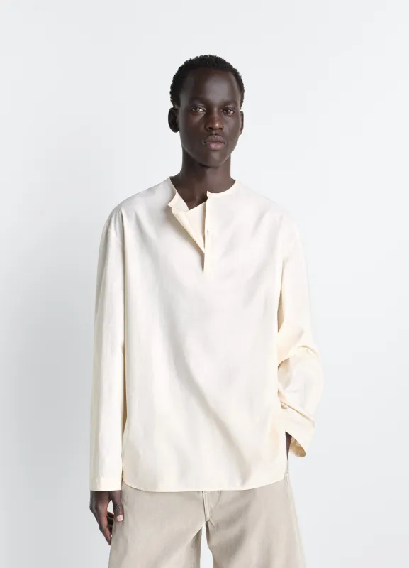 VAREUSE TOP IN WASHED COTTON SILK made by Lemaire