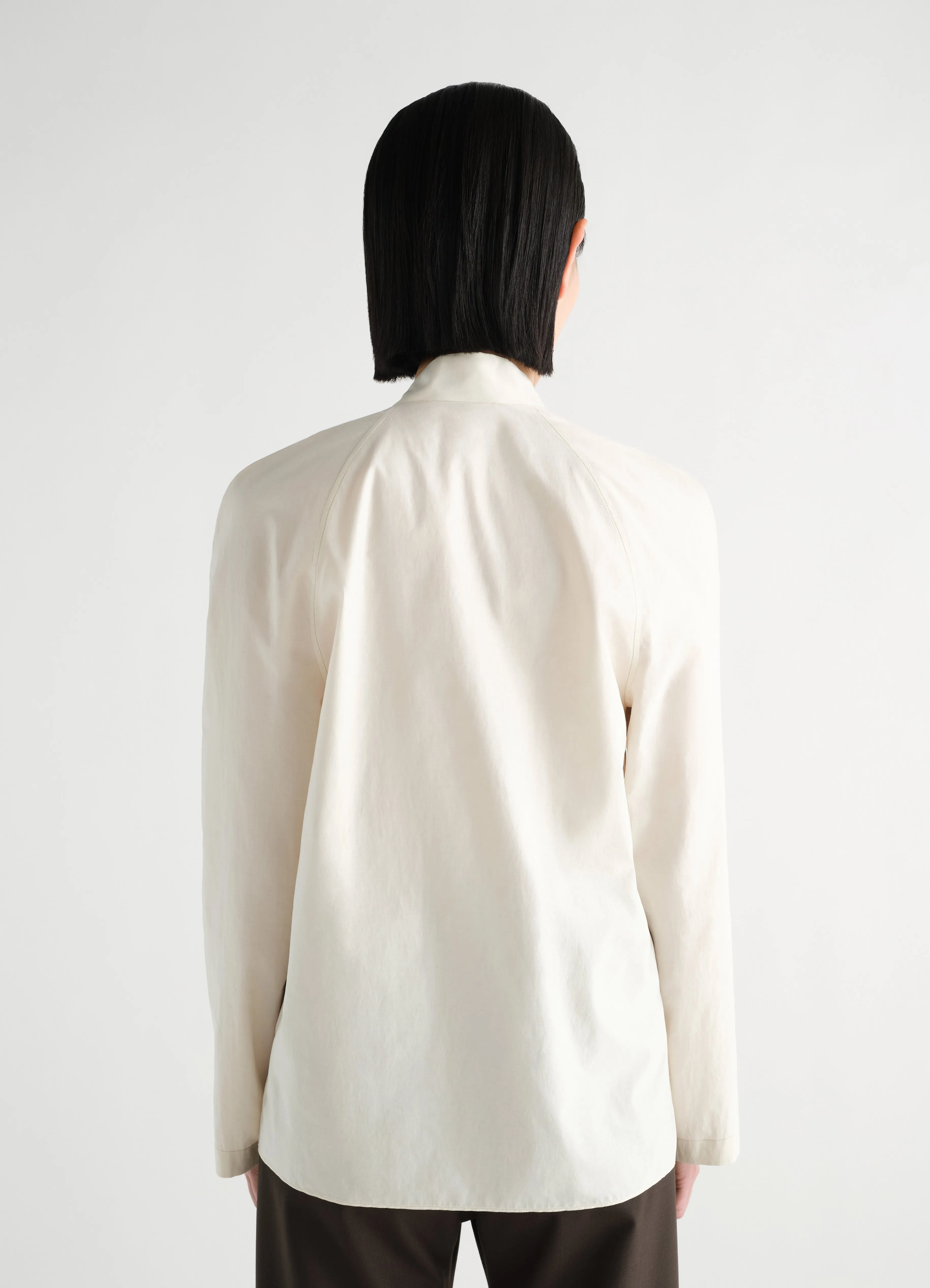 ASCOT BLOUSE IN WASHED COTTON SILK sold by Lemaire product image thumbnail 5