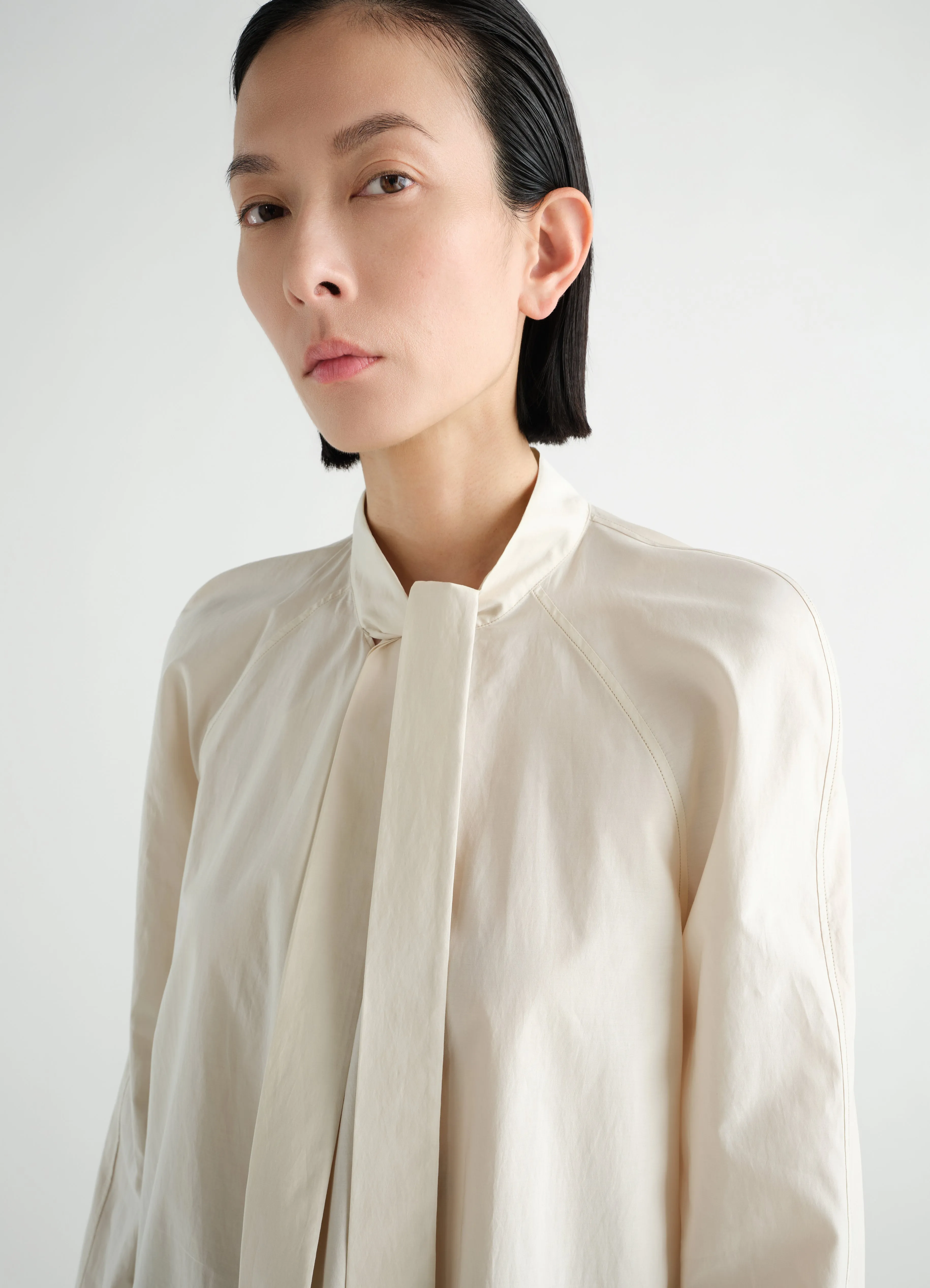 ASCOT BLOUSE IN WASHED COTTON SILK sold by Lemaire product image thumbnail 3