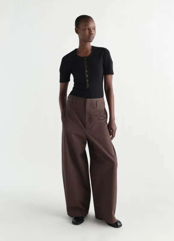 LARGE CHINO IN COTTON TWILL made by Lemaire