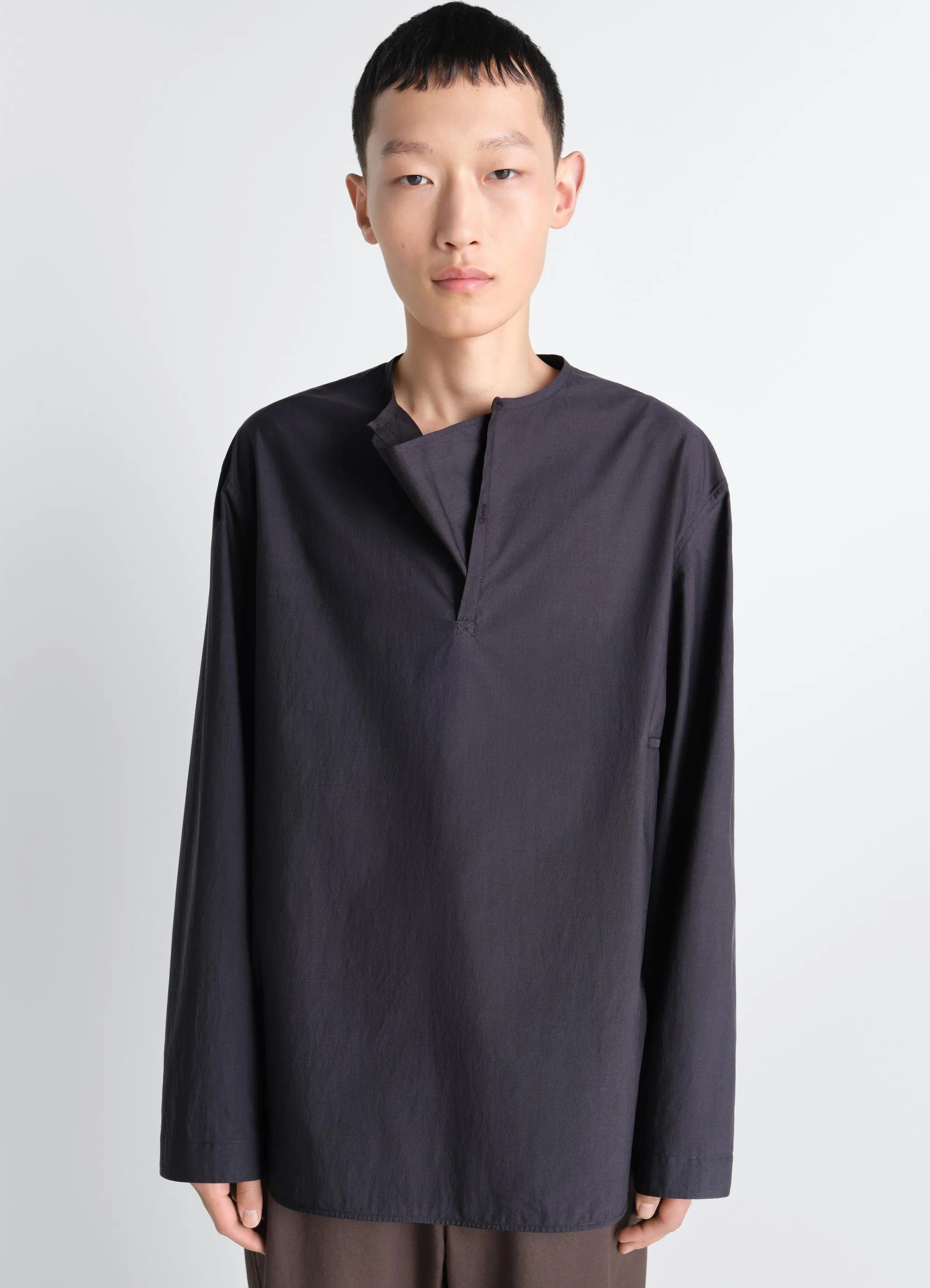 VAREUSE TOP IN WASHED COTTON SILK sold by Lemaire