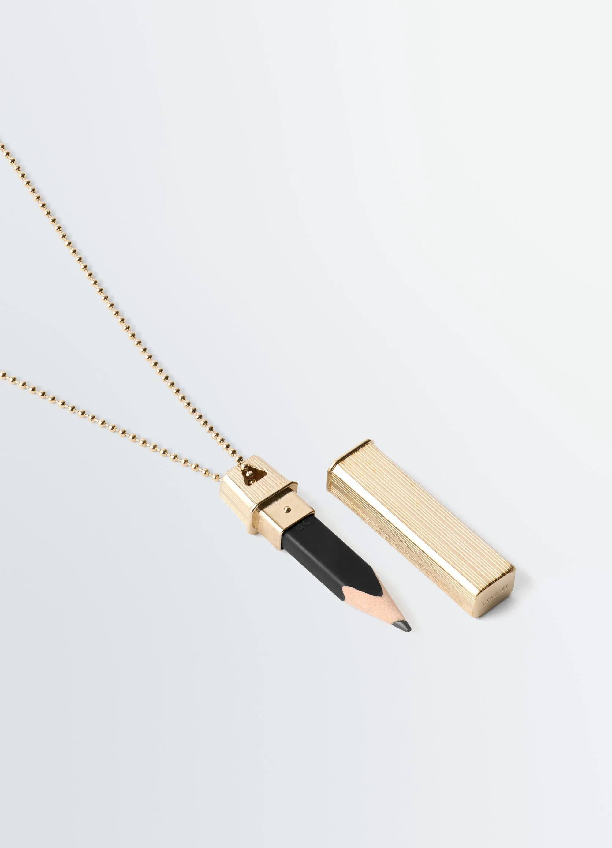 CARPENTER PEN NECKLACE IN BRASS sold by Lemaire product image thumbnail 3