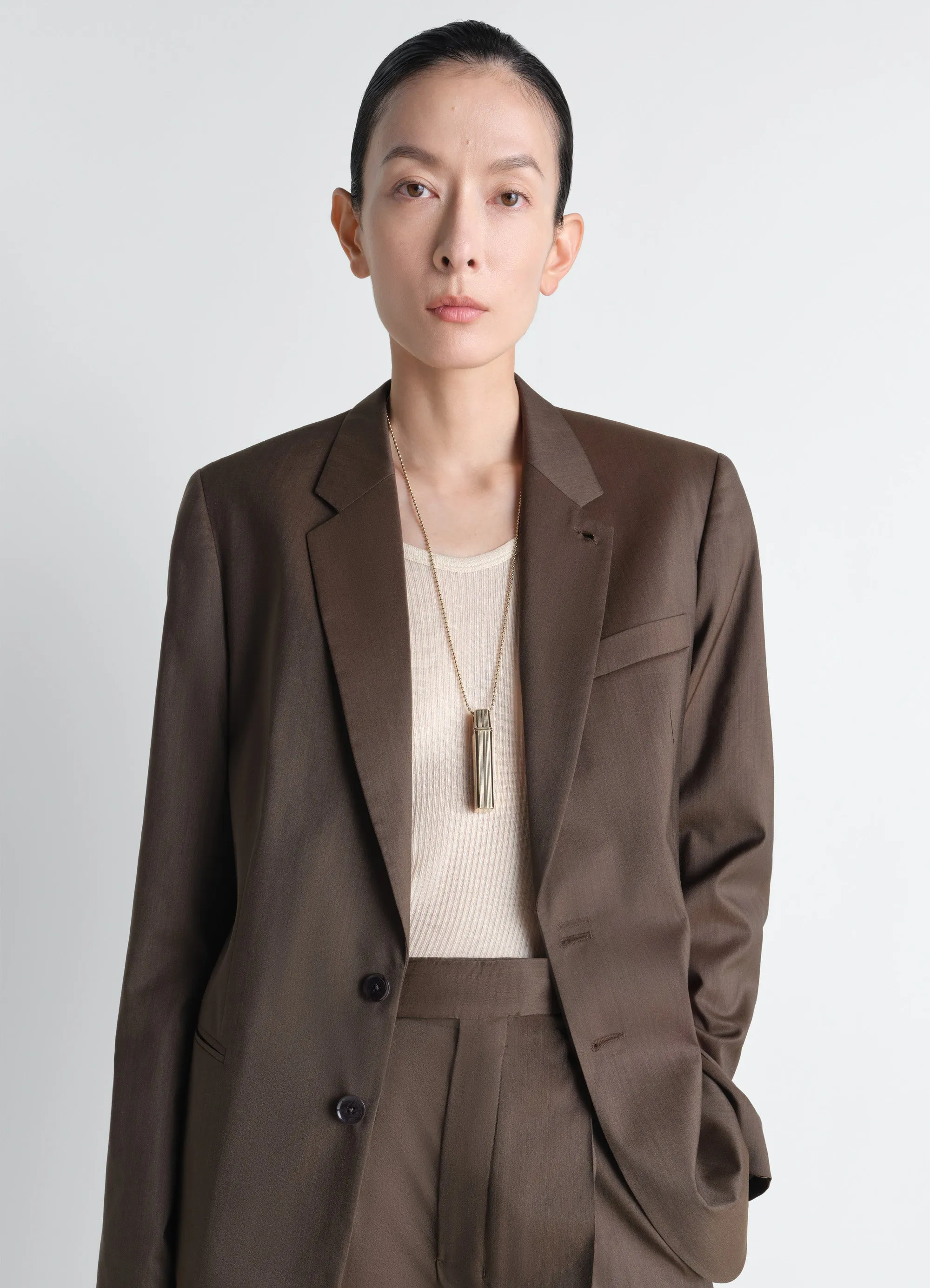 CARPENTER PEN NECKLACE IN BRASS sold by Lemaire product image thumbnail 2