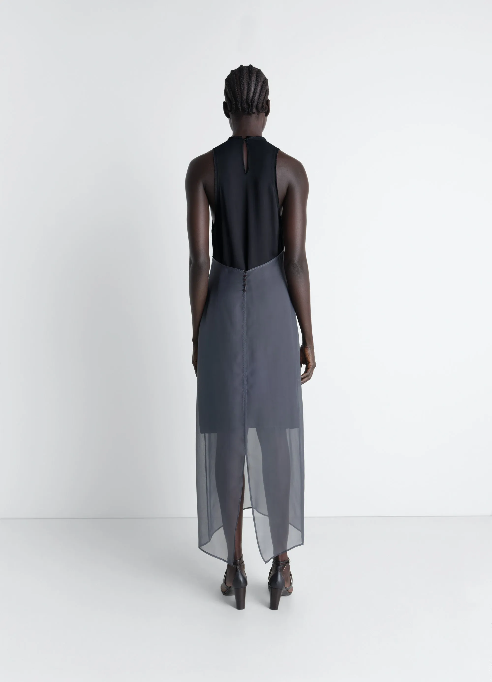 COLUMN DRESS IN CREPE DE CHINE VISCOSE sold by Lemaire product image thumbnail 4