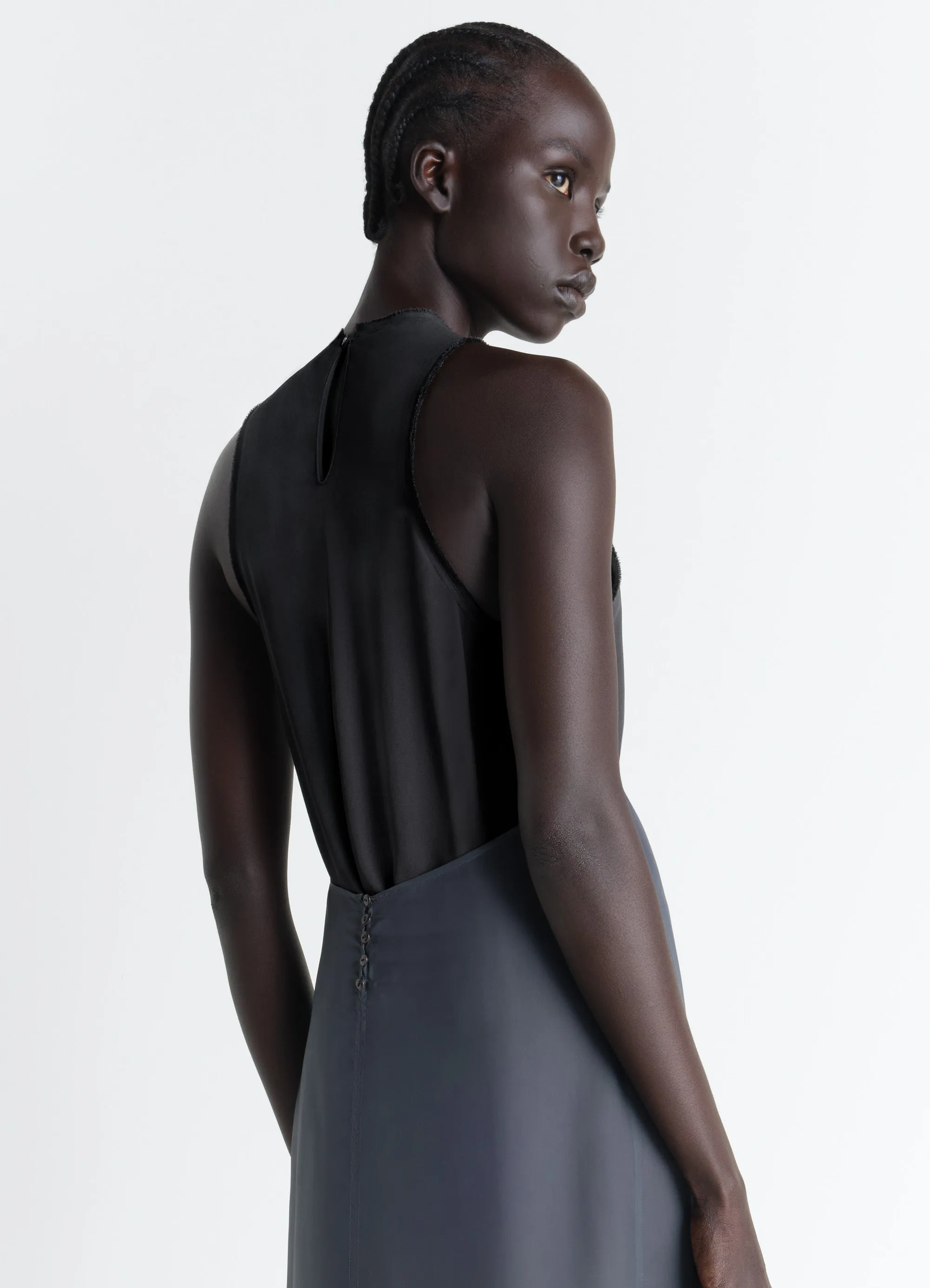 COLUMN DRESS IN CREPE DE CHINE VISCOSE sold by Lemaire product image thumbnail 3