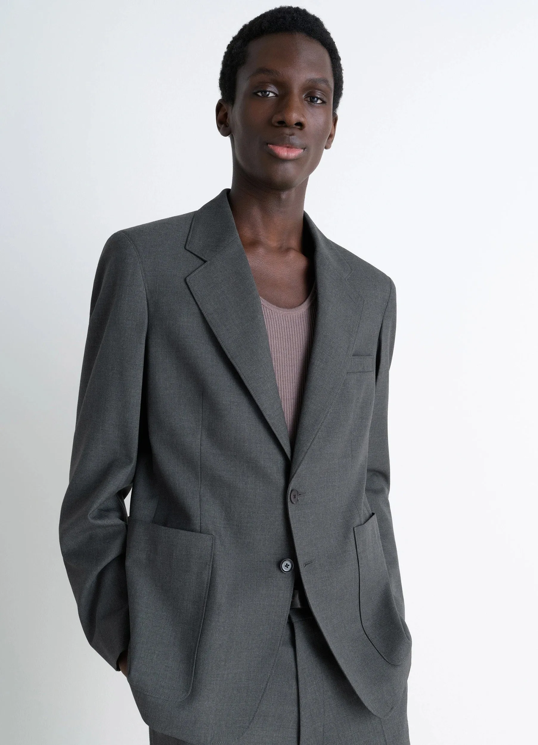 TAILORED SINGLE BREASTED JACKET sold by Lemaire