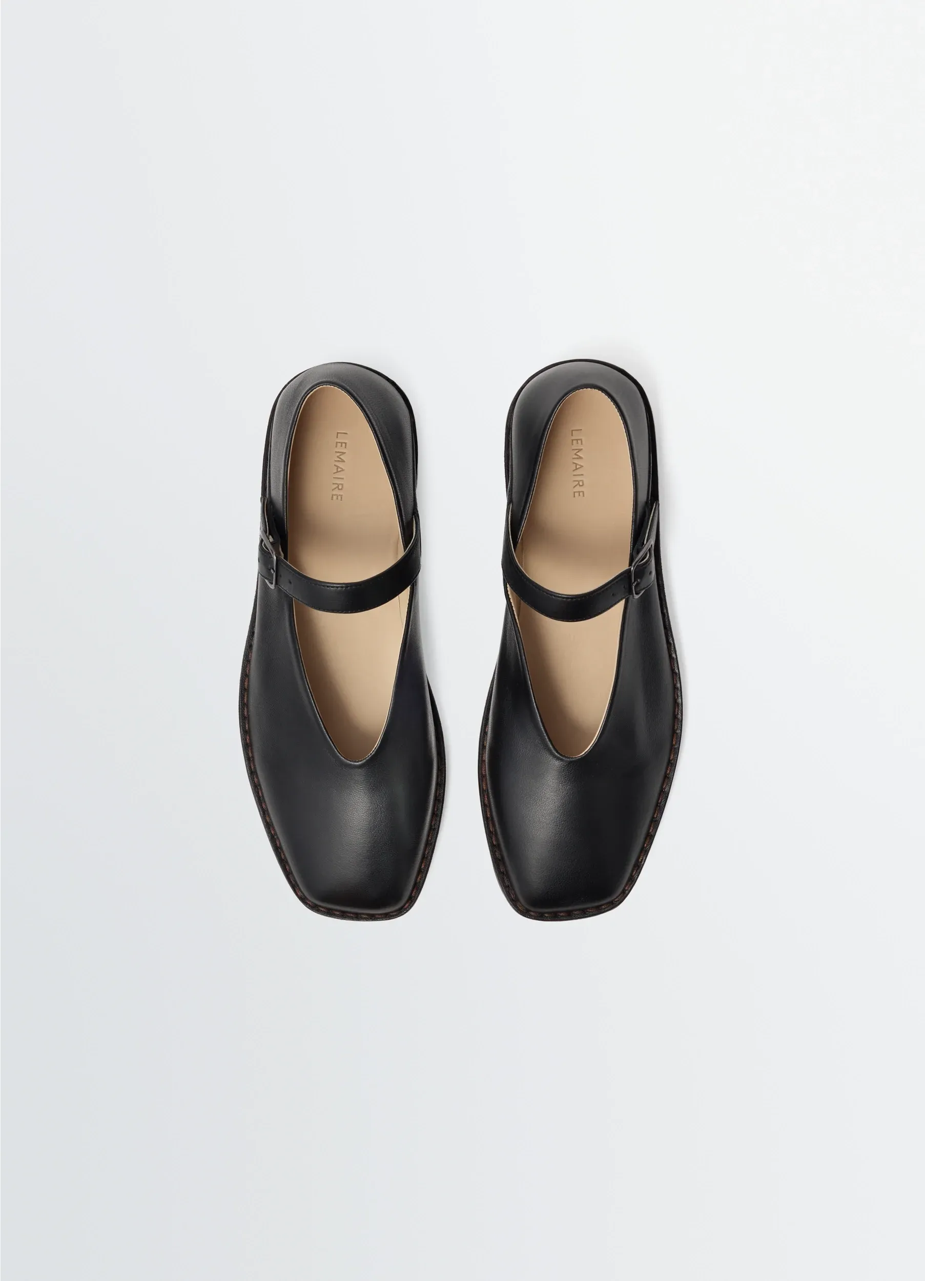 BALLERINA SHOES IN LEATHER sold by Lemaire product image thumbnail 4