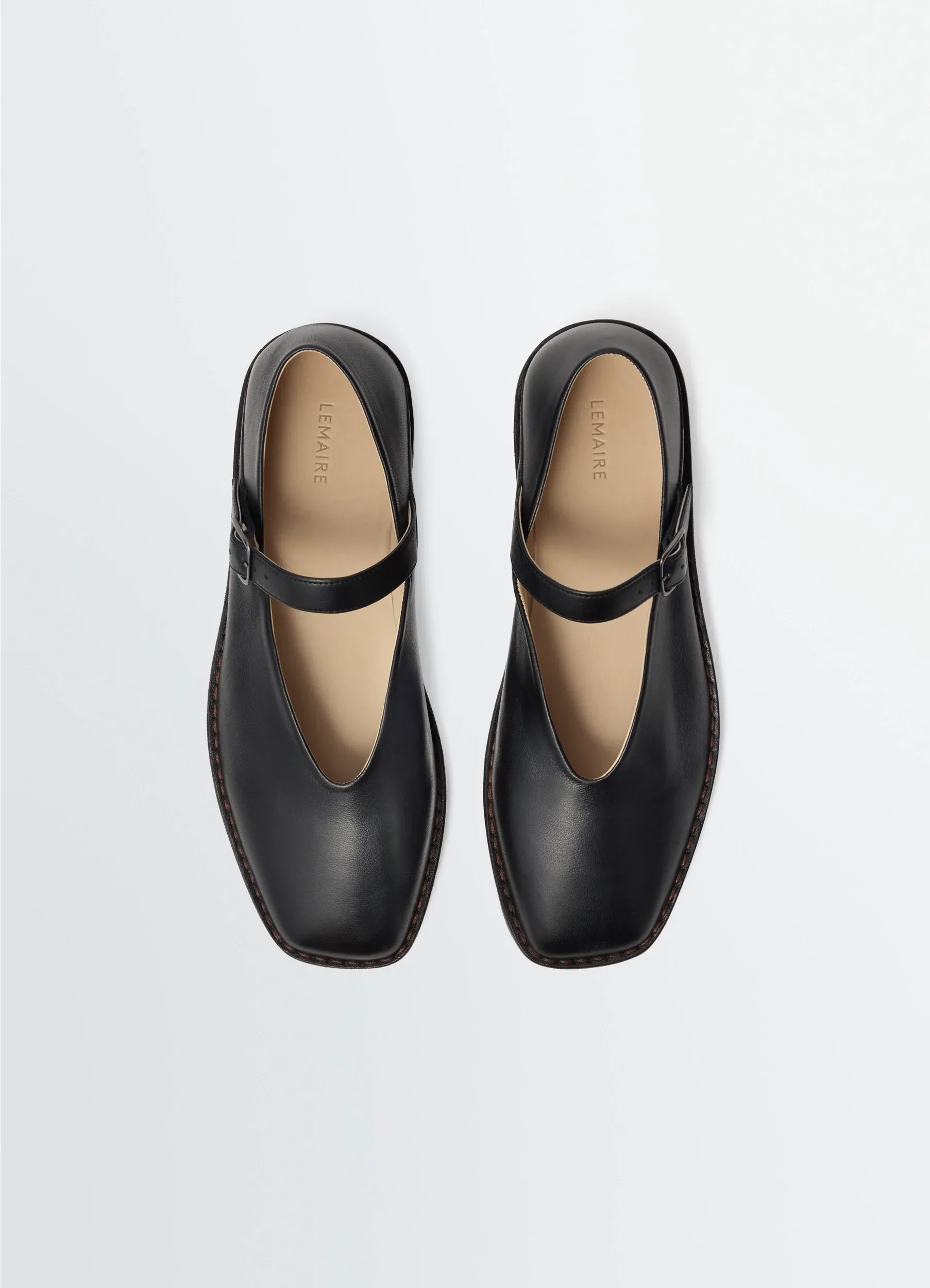 BALLERINA SHOES IN LEATHER sold by Lemaire product image thumbnail 4