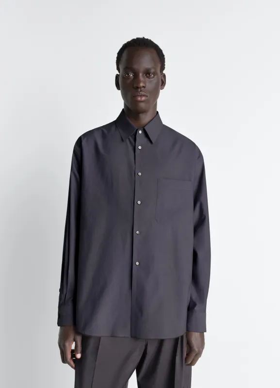 REGULAR SHIRT IN WASHED COTTON SILK made by Lemaire