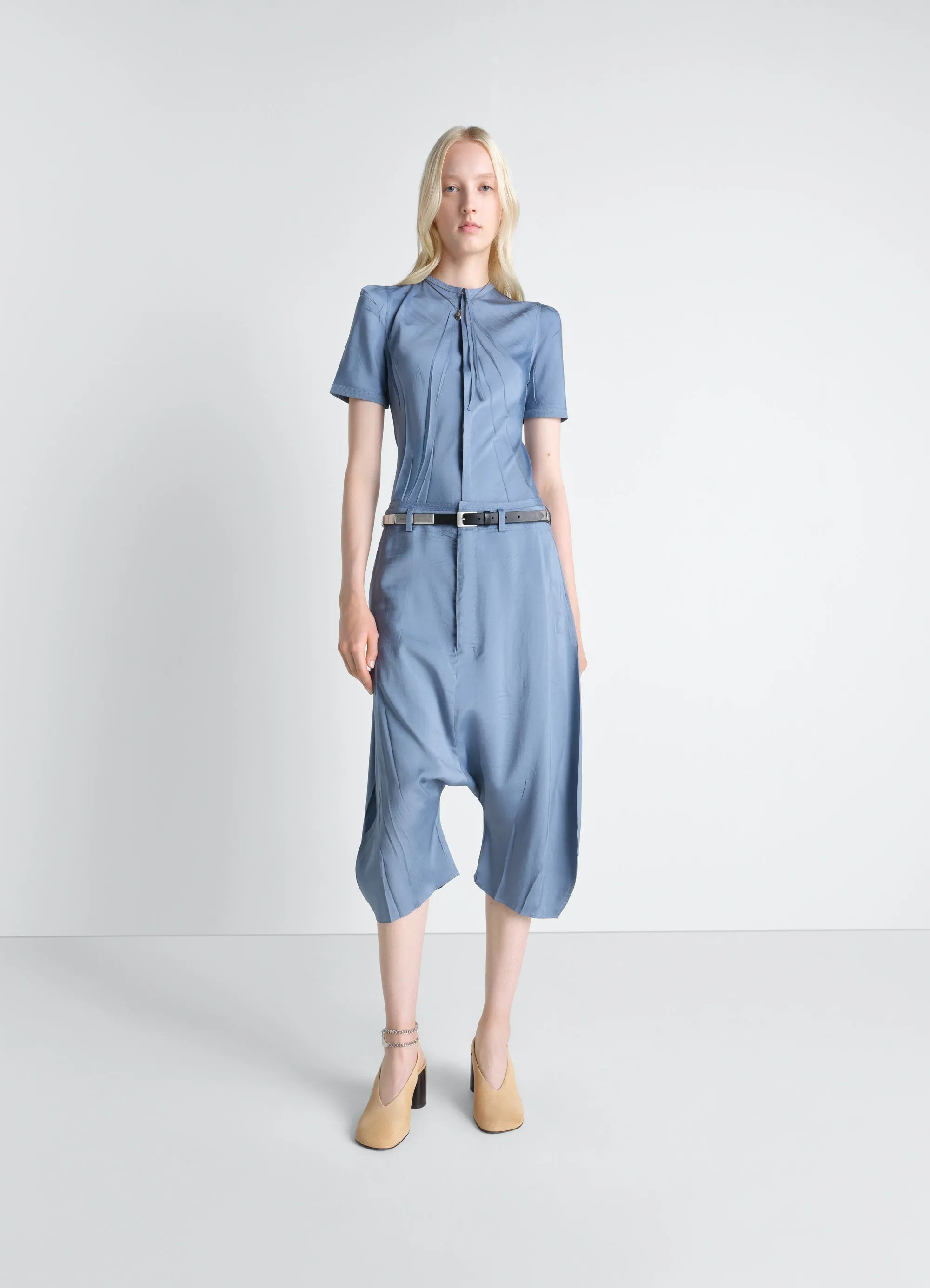 CREASED FITTED SHIRT IN POLY VISCOSE TWILL sold by Lemaire product image thumbnail 2