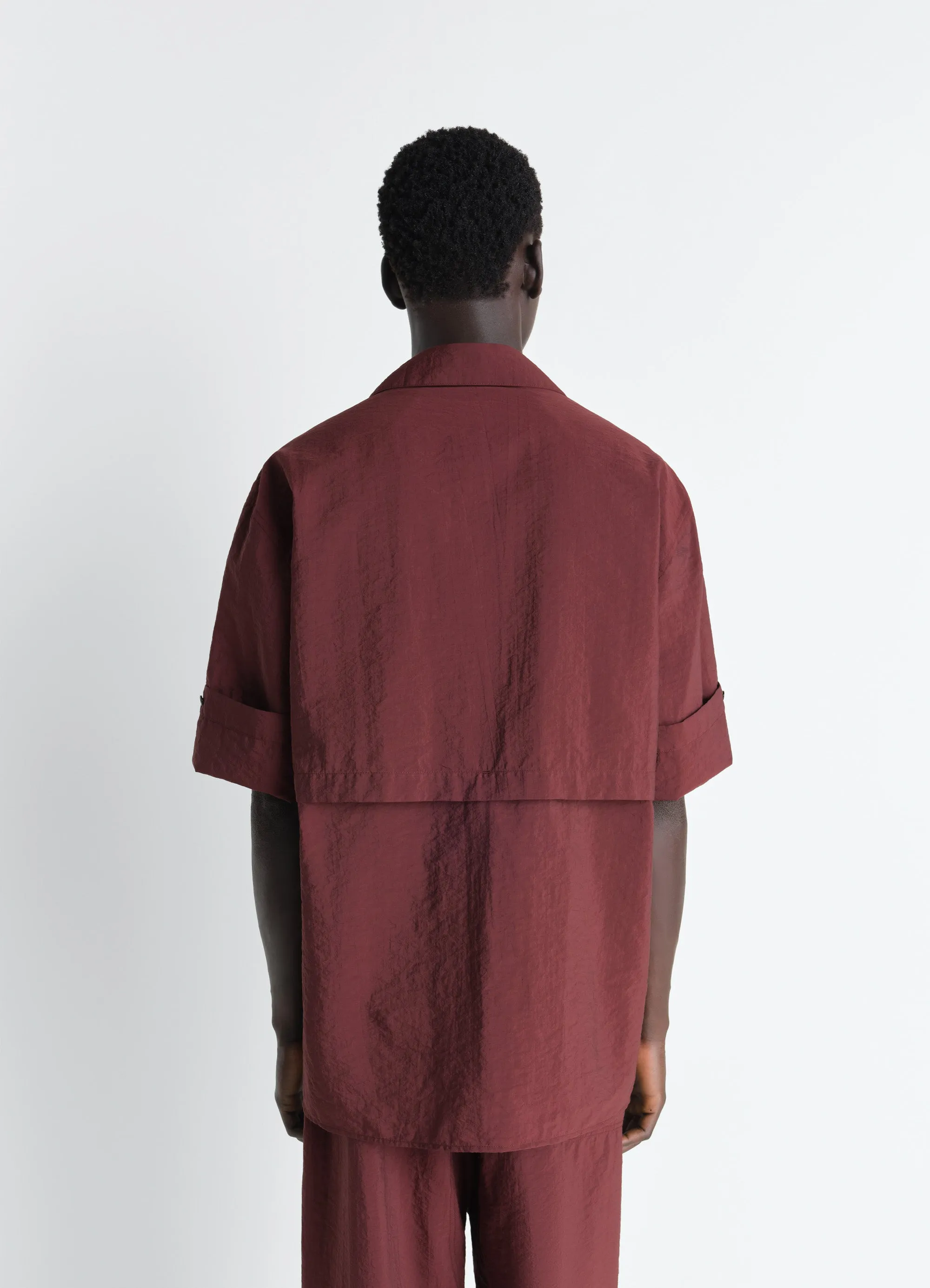 SHORT SLEEVE UTILITY SHIRT IN WASHED TECHNICAL COTTON sold by Lemaire product image thumbnail 5