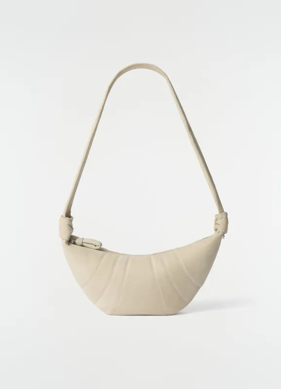 MEDIUM CROISSANT BAG IN ALPACA NUBUCK made by Lemaire