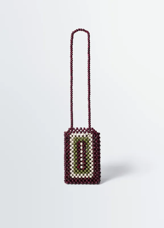 TAXI SMALL BAG IN PLEXIGLASS BEADS made by Lemaire