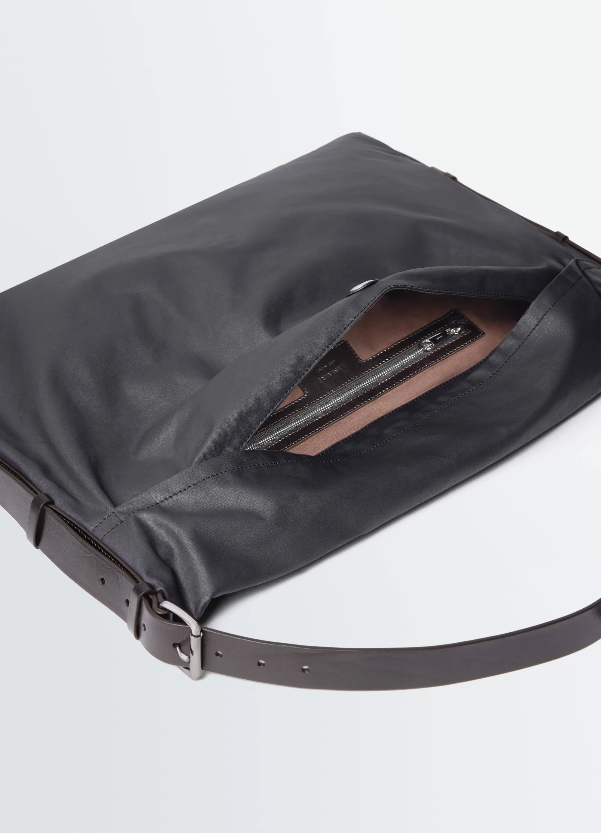 MEDIUM TRENCH POCKET BAG IN WATER-REPELLANT RESINATED COTTON sold by Lemaire product image thumbnail 5