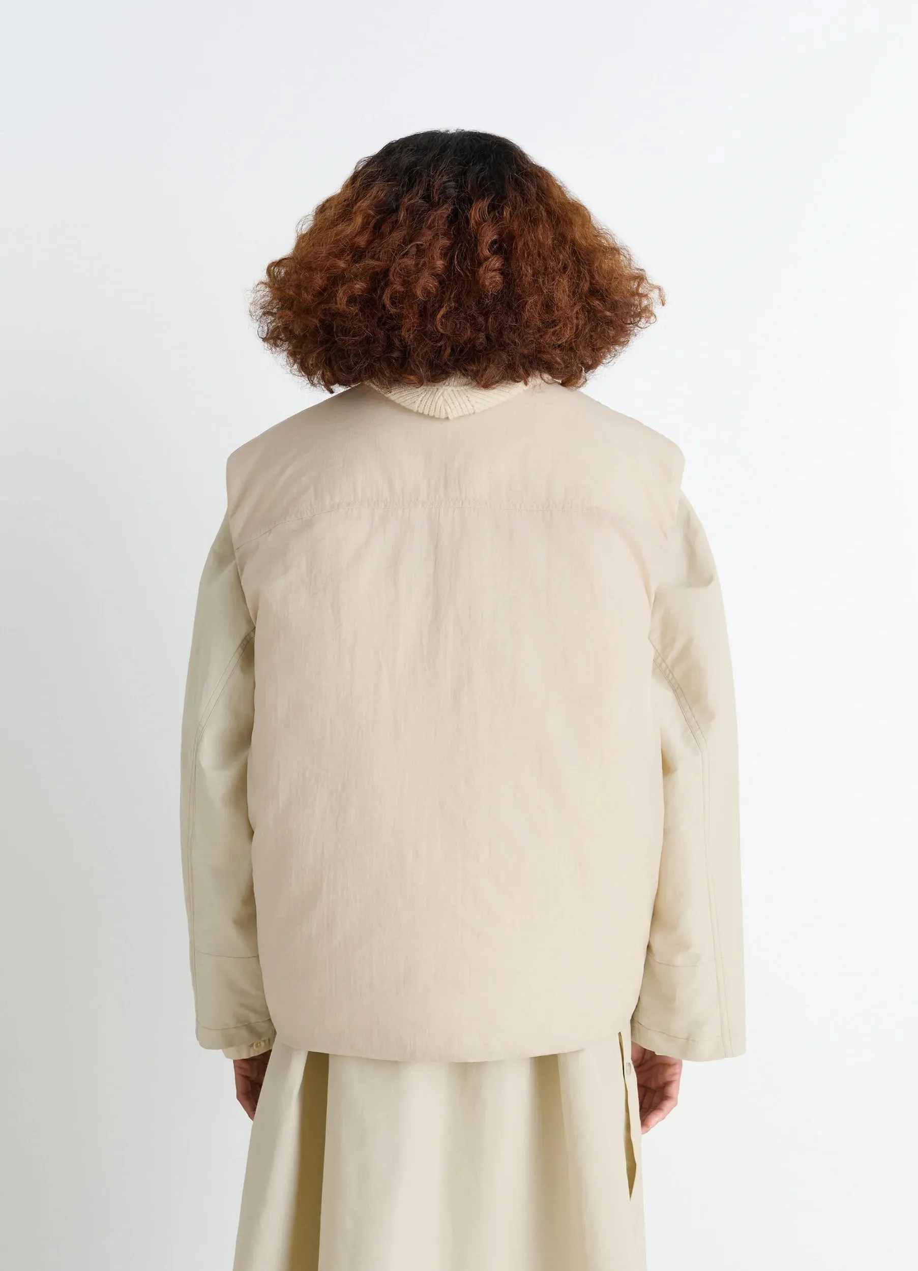 WADDED GILET WITH POCKETS IN LIGHT NYLON sold by Lemaire product image thumbnail 4