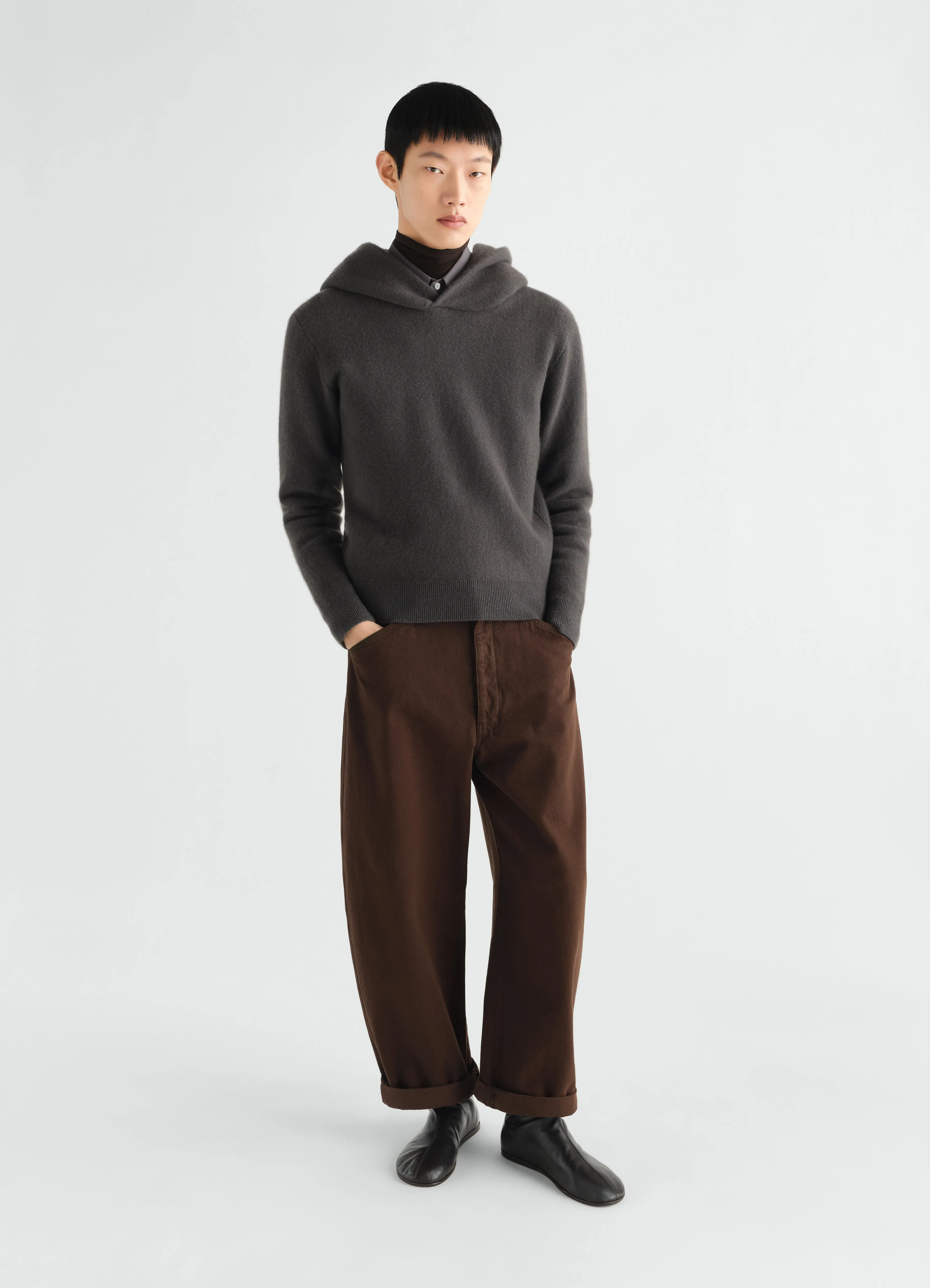 HOODED SWEATER IN CASHMERE sold by Lemaire product image thumbnail 2