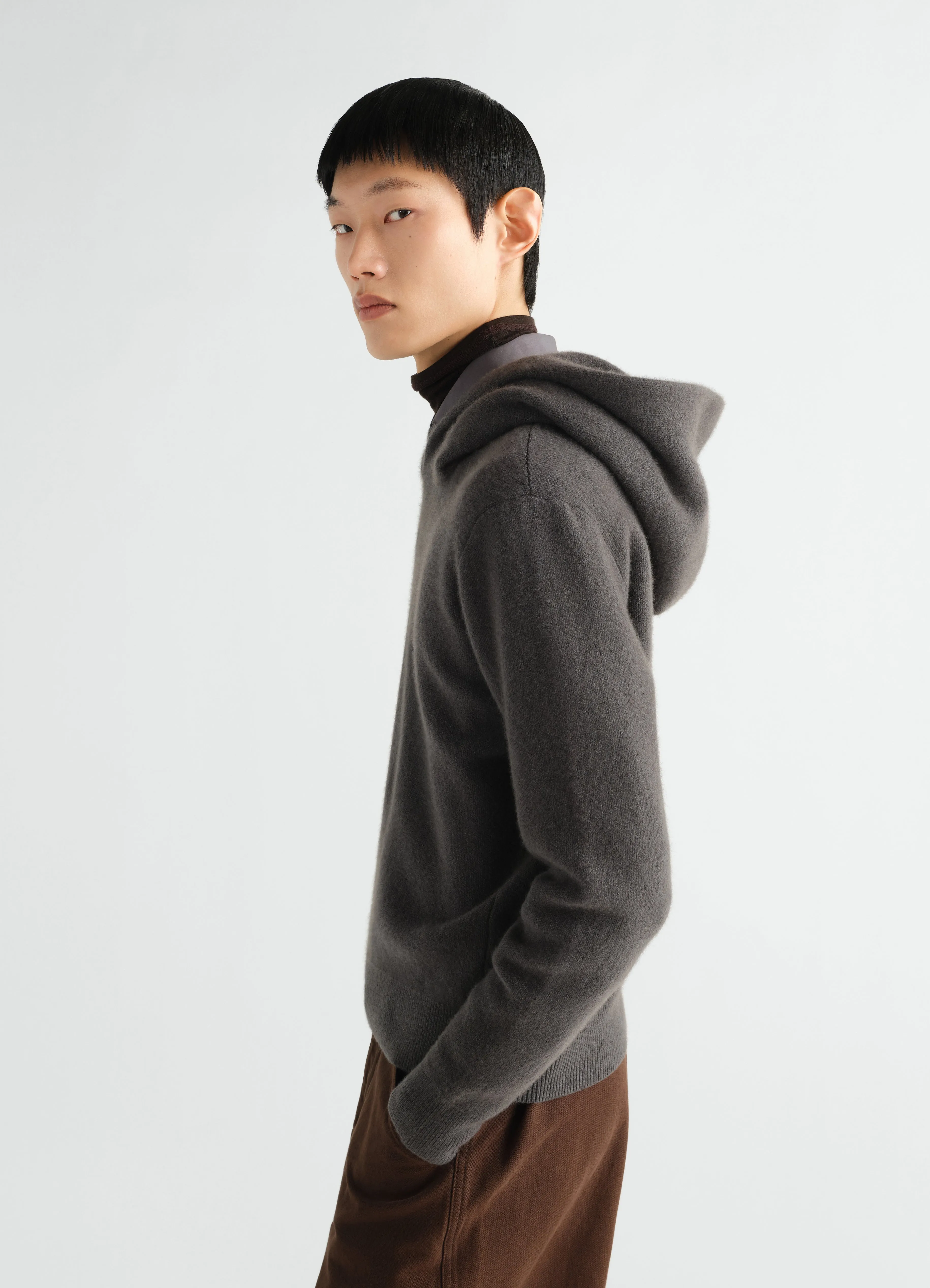 HOODED SWEATER IN CASHMERE sold by Lemaire product image thumbnail 3