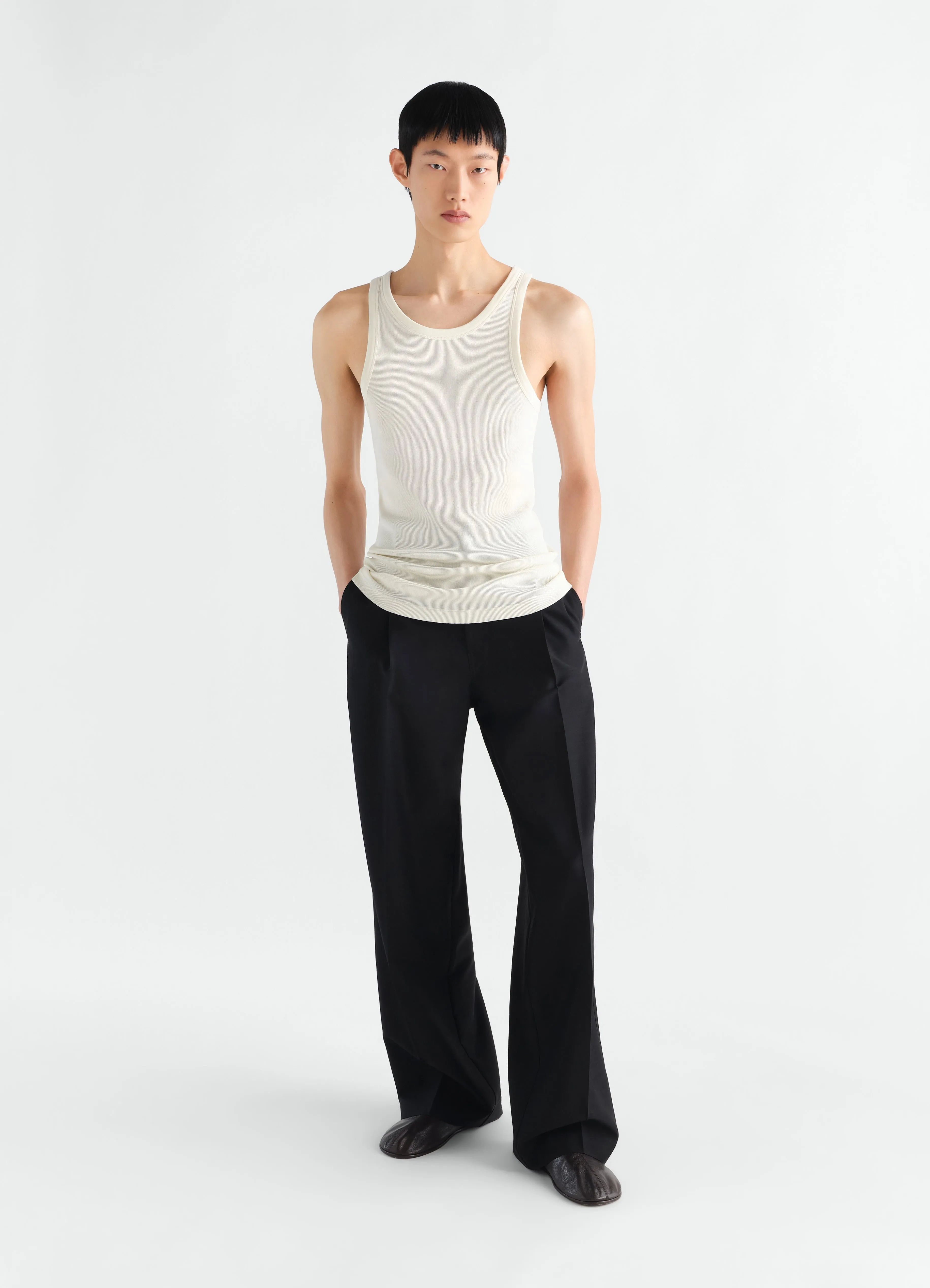 TANK TOP IN RIBBED JERSEY sold by Lemaire product image thumbnail 2