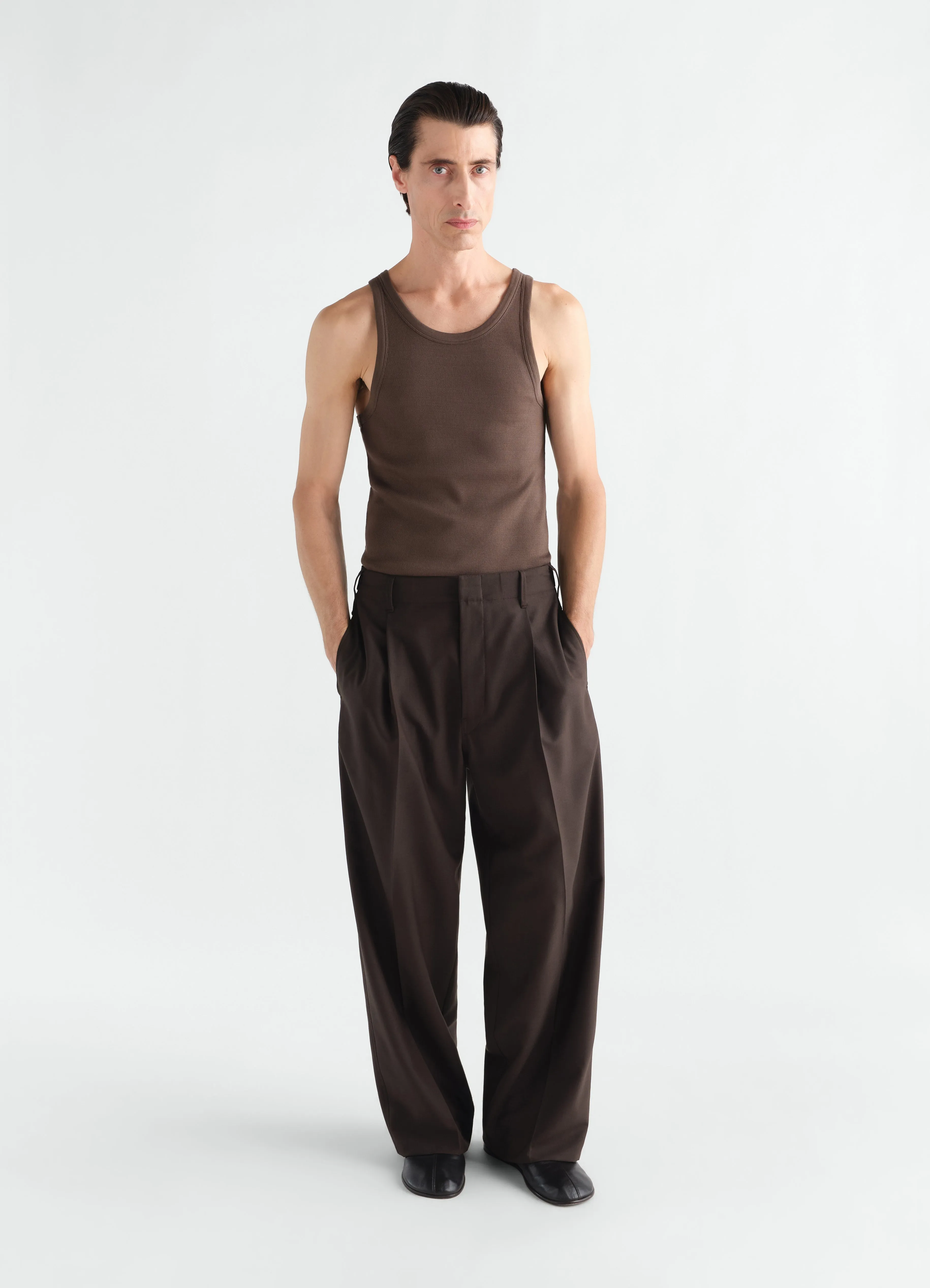 TANK TOP IN RIBBED JERSEY sold by Lemaire product image thumbnail 2