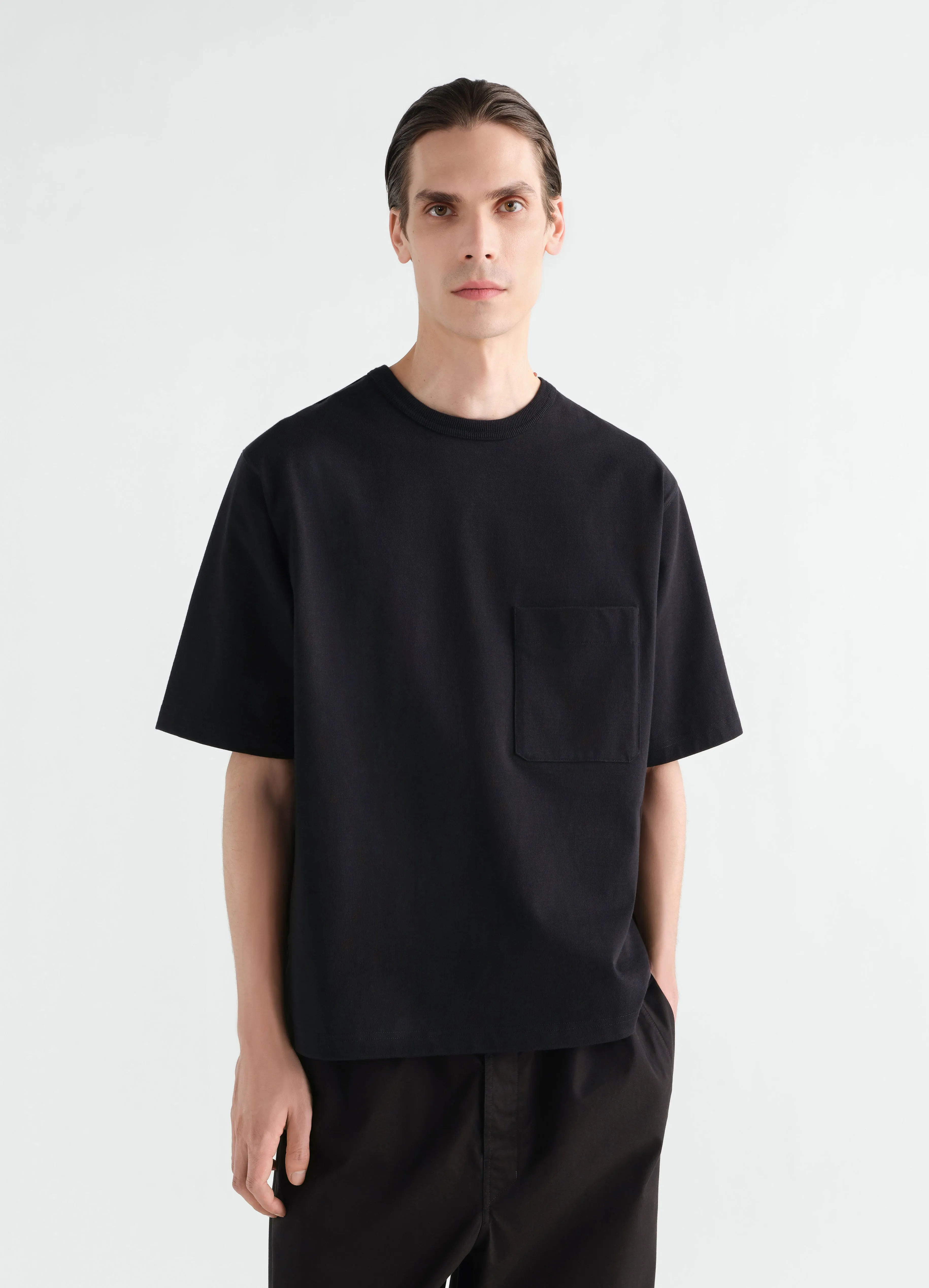 BOXY T-SHIRT IN COMPACT COTTON JERSEY sold by Lemaire