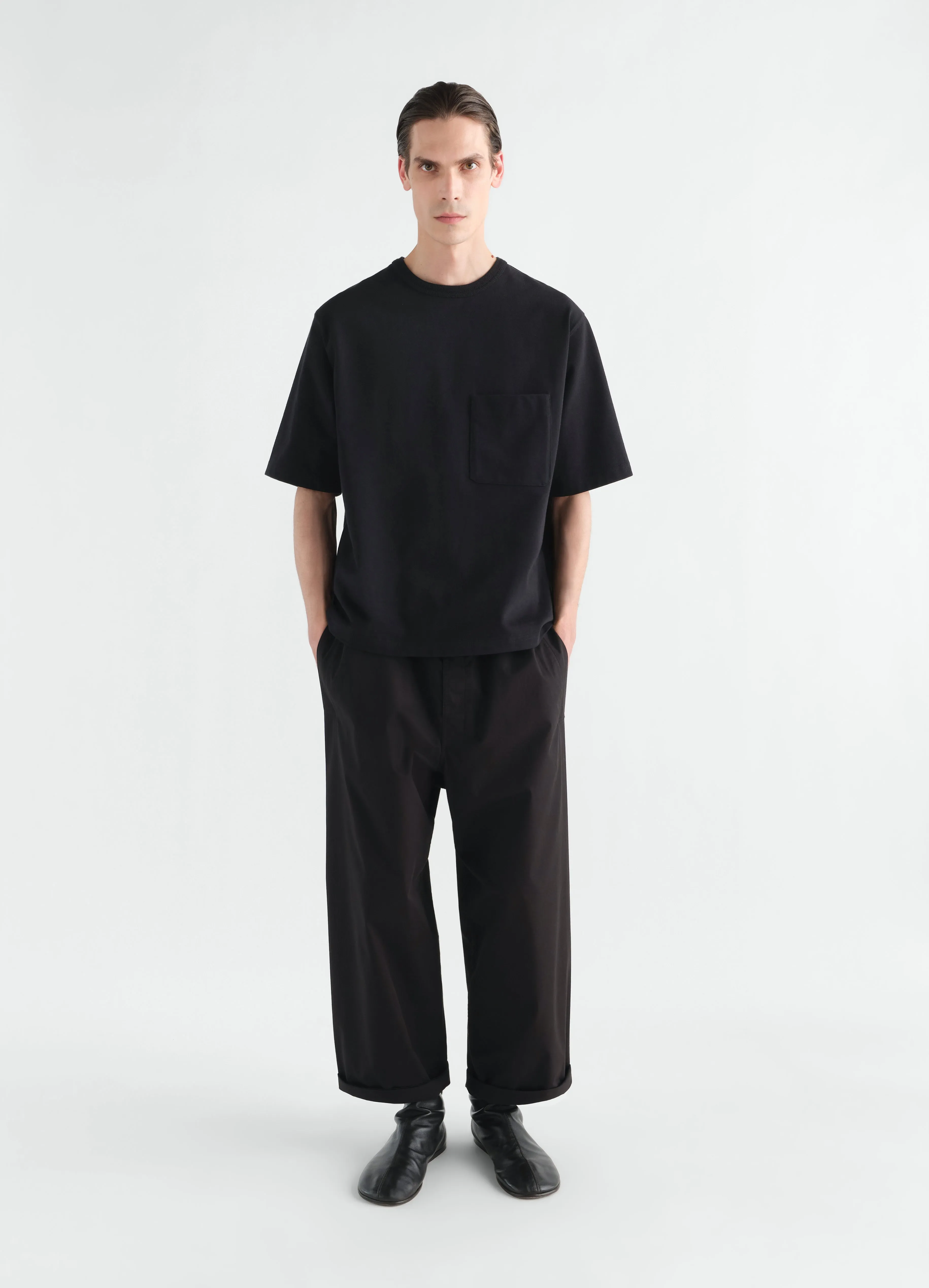 BOXY T-SHIRT IN COMPACT COTTON JERSEY sold by Lemaire product image thumbnail 2