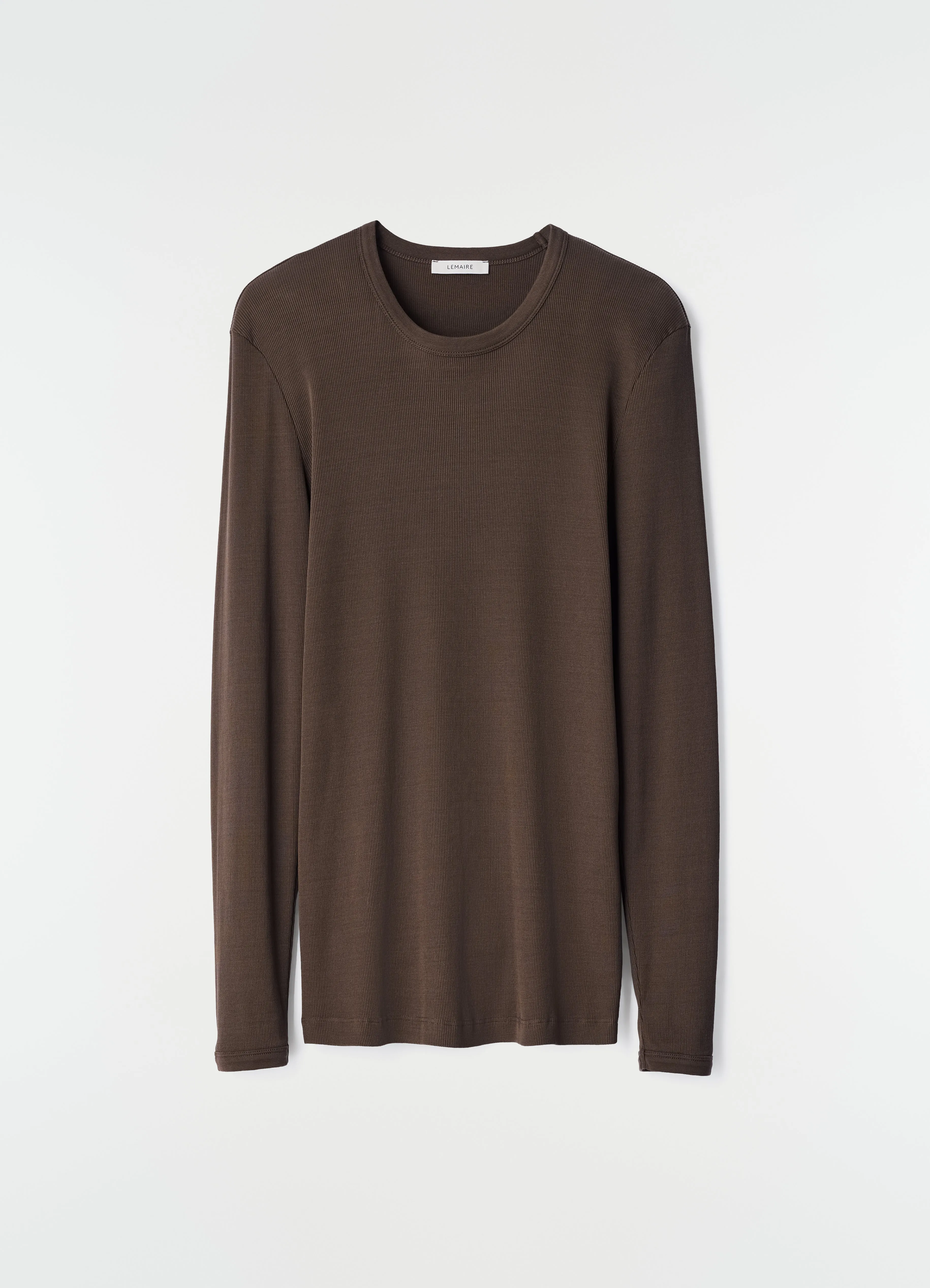 LONG-SLEEVE TOP IN RIBBED JERSEY sold by Lemaire product image thumbnail 3