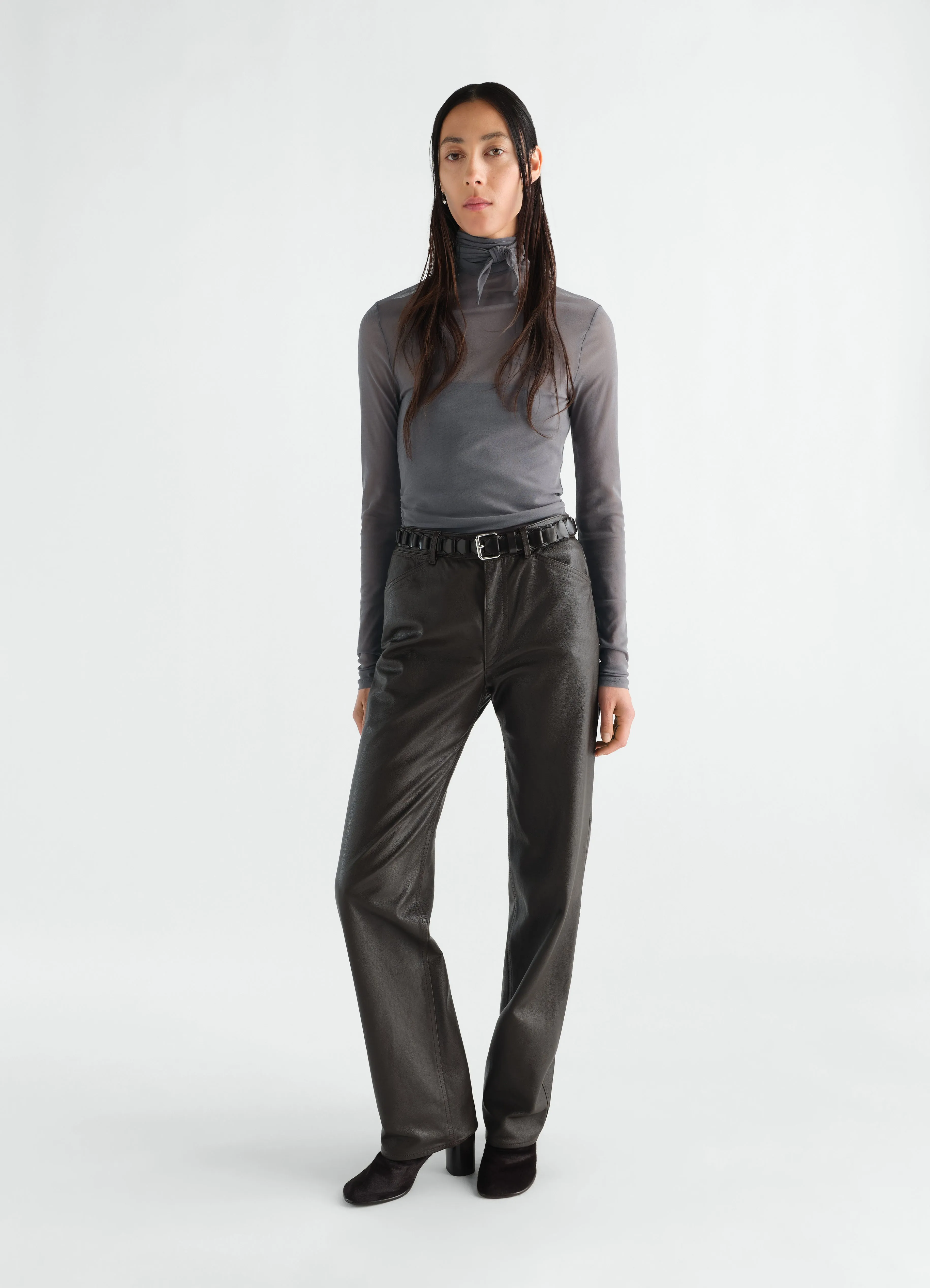 BALLERINA SCARF TOP IN MESH JERSEY sold by Lemaire product image thumbnail 2