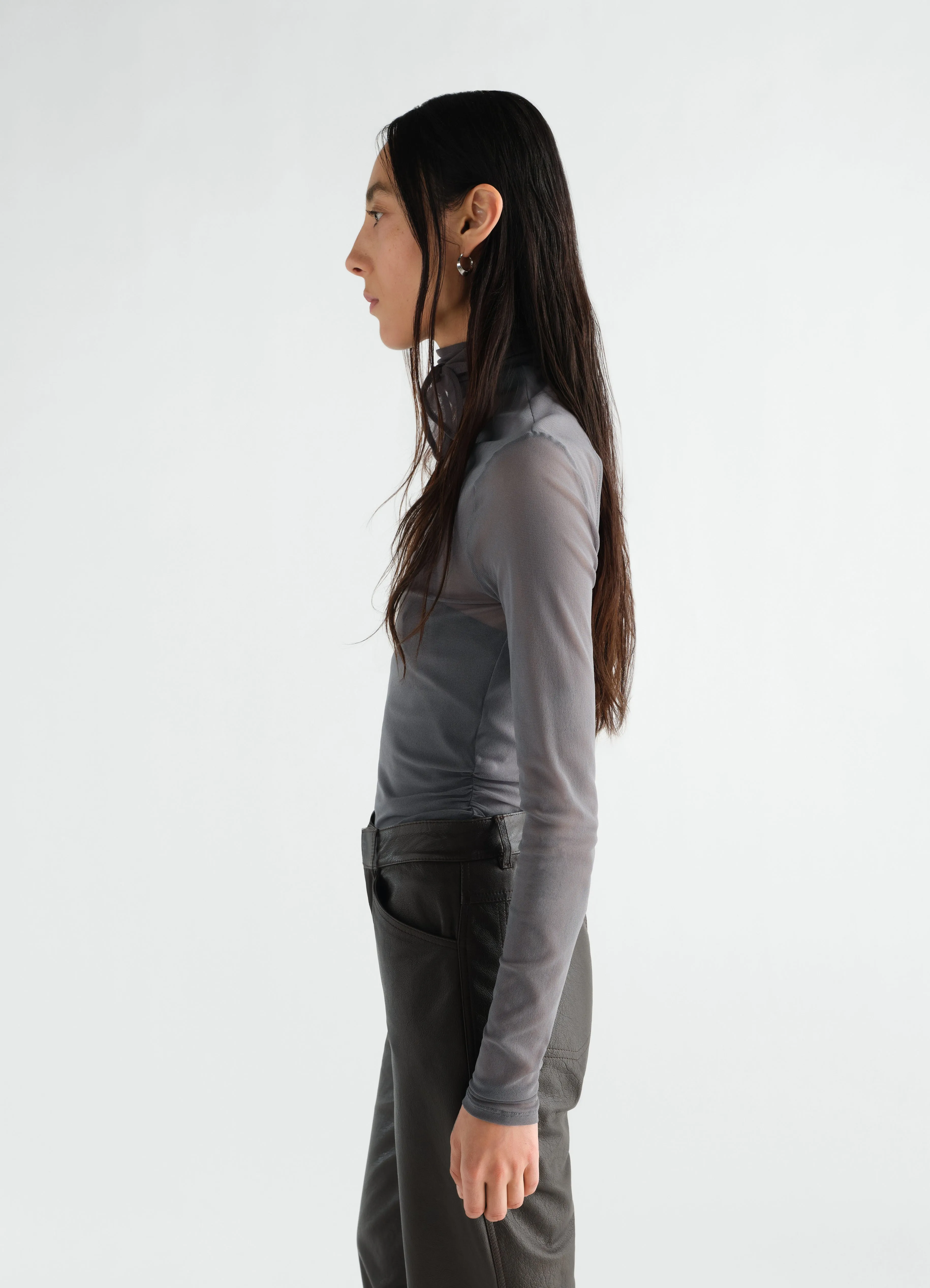BALLERINA SCARF TOP IN MESH JERSEY sold by Lemaire product image thumbnail 3