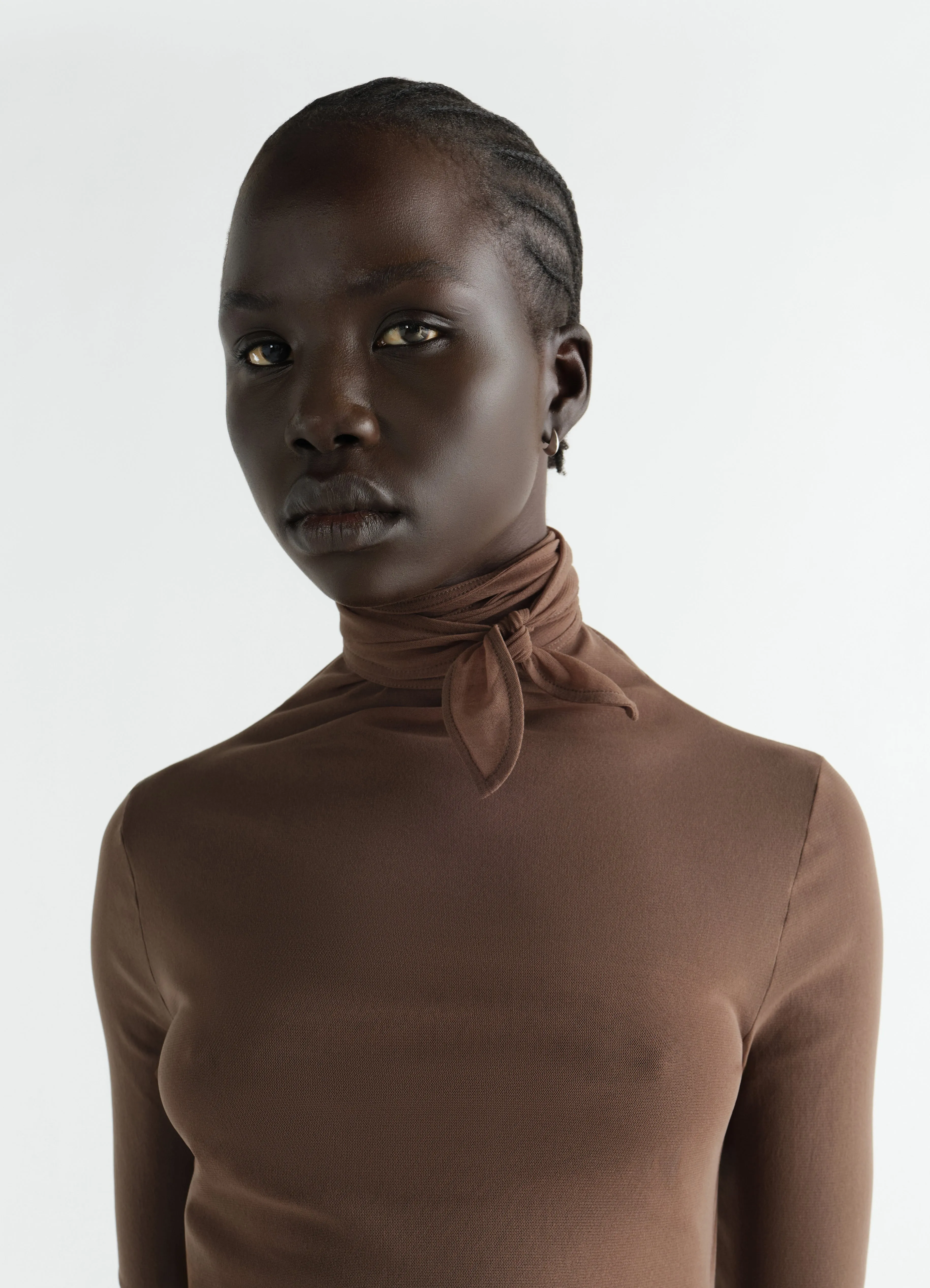 BALLERINA SCARF TOP IN MESH JERSEY sold by Lemaire product image thumbnail 4