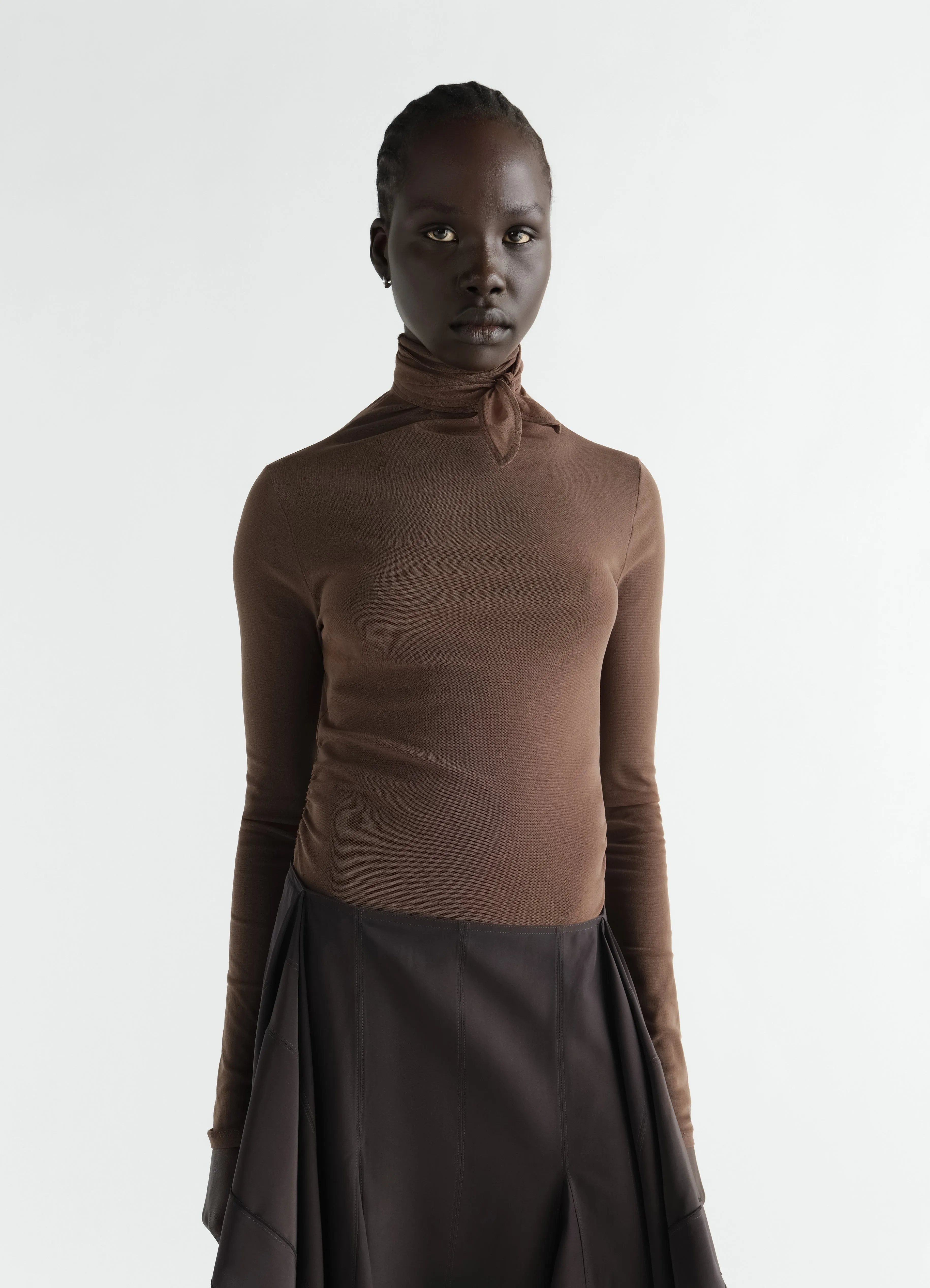 BALLERINA SCARF TOP IN MESH JERSEY sold by Lemaire
