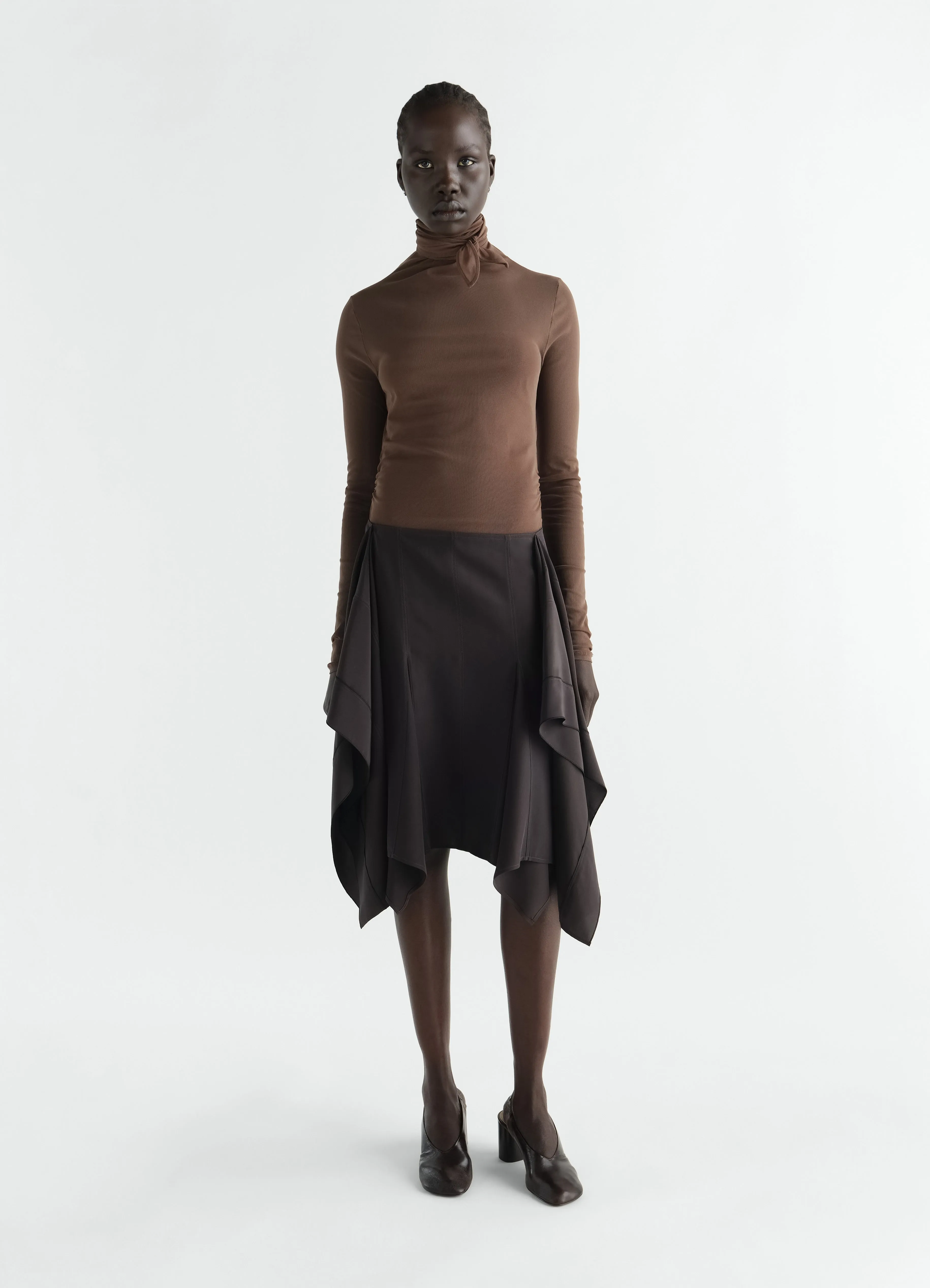 BALLERINA SCARF TOP IN MESH JERSEY sold by Lemaire product image thumbnail 2