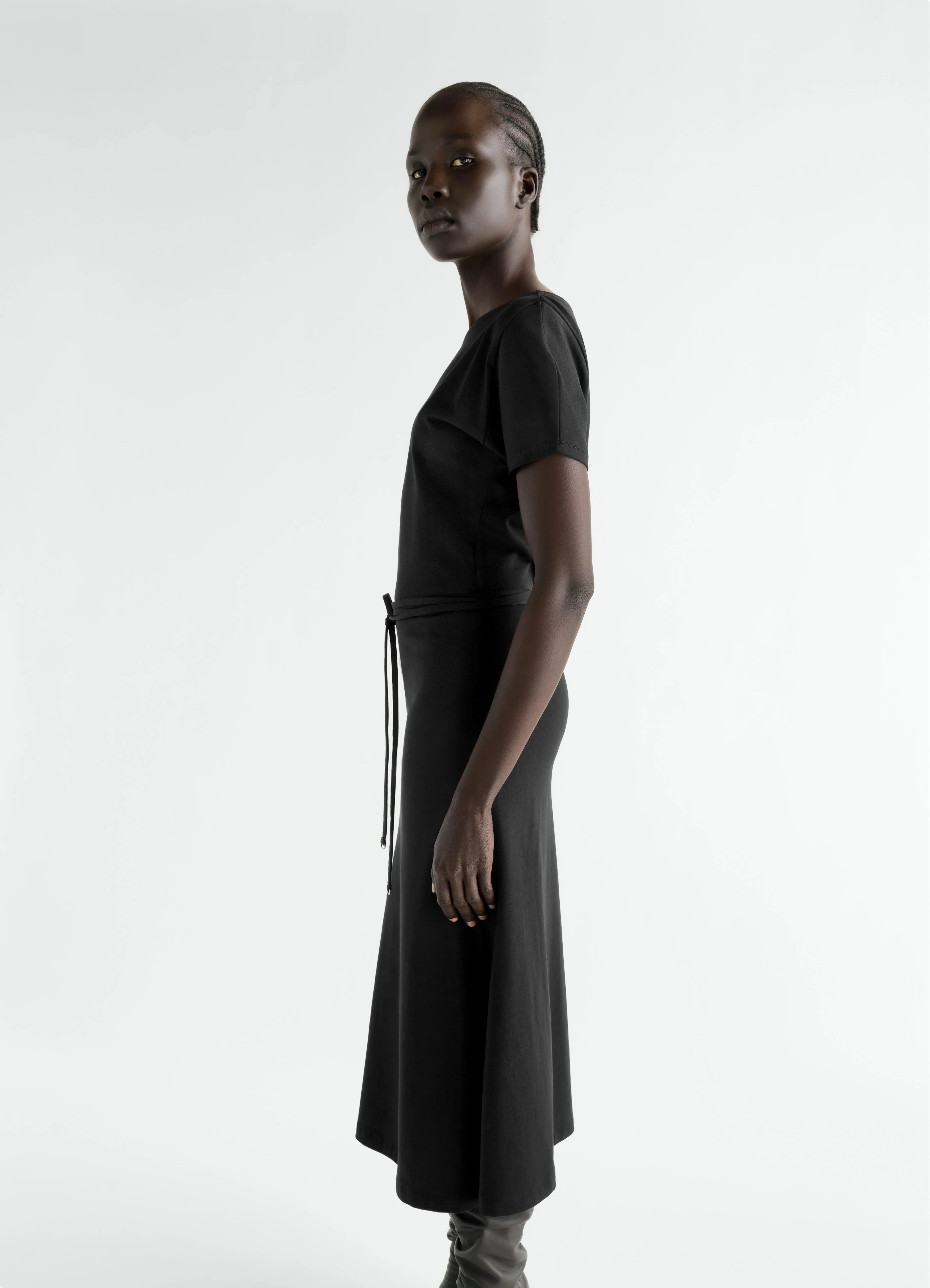 BELTED DRESS IN HEAVY COTTON JERSEY sold by Lemaire product image thumbnail 4