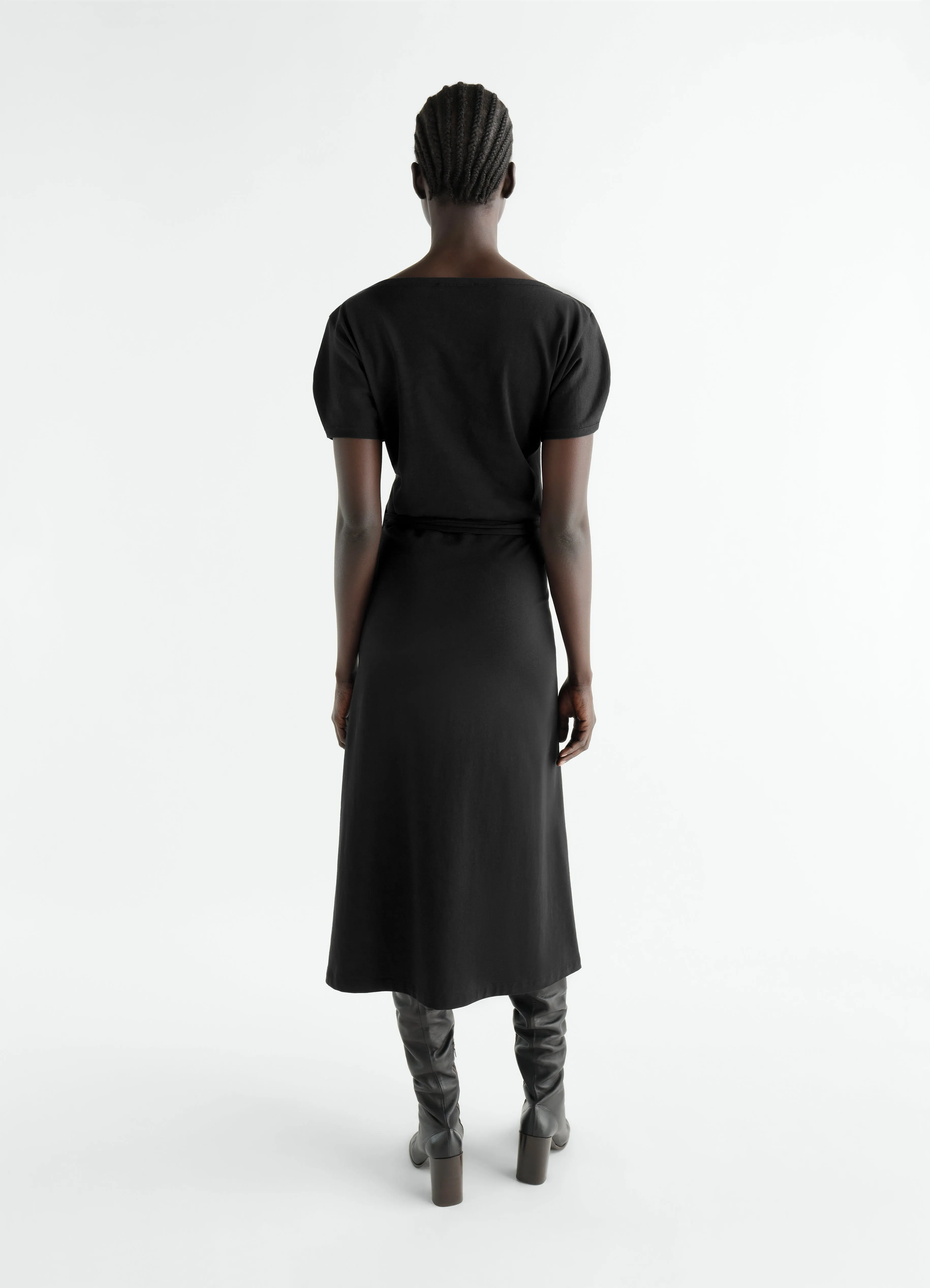 BELTED DRESS IN HEAVY COTTON JERSEY sold by Lemaire product image thumbnail 5