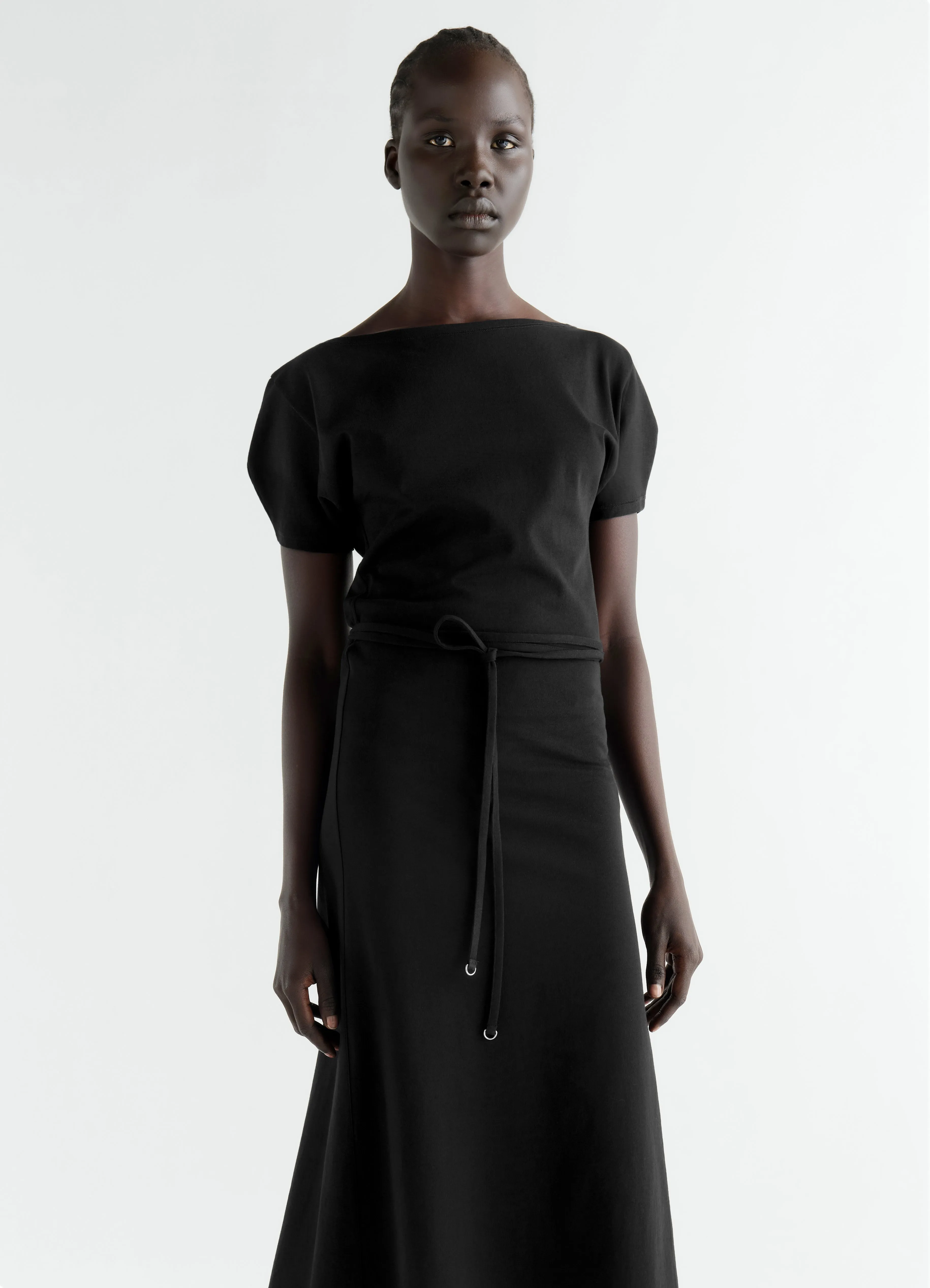 BELTED DRESS IN HEAVY COTTON JERSEY sold by Lemaire product image thumbnail 2