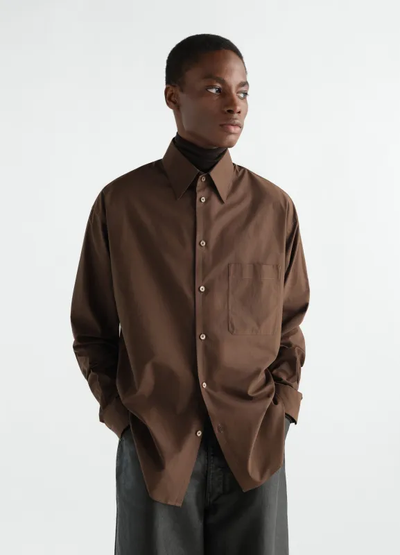 REGULAR SHIRT IN WASHED COTTON SILK made by Lemaire