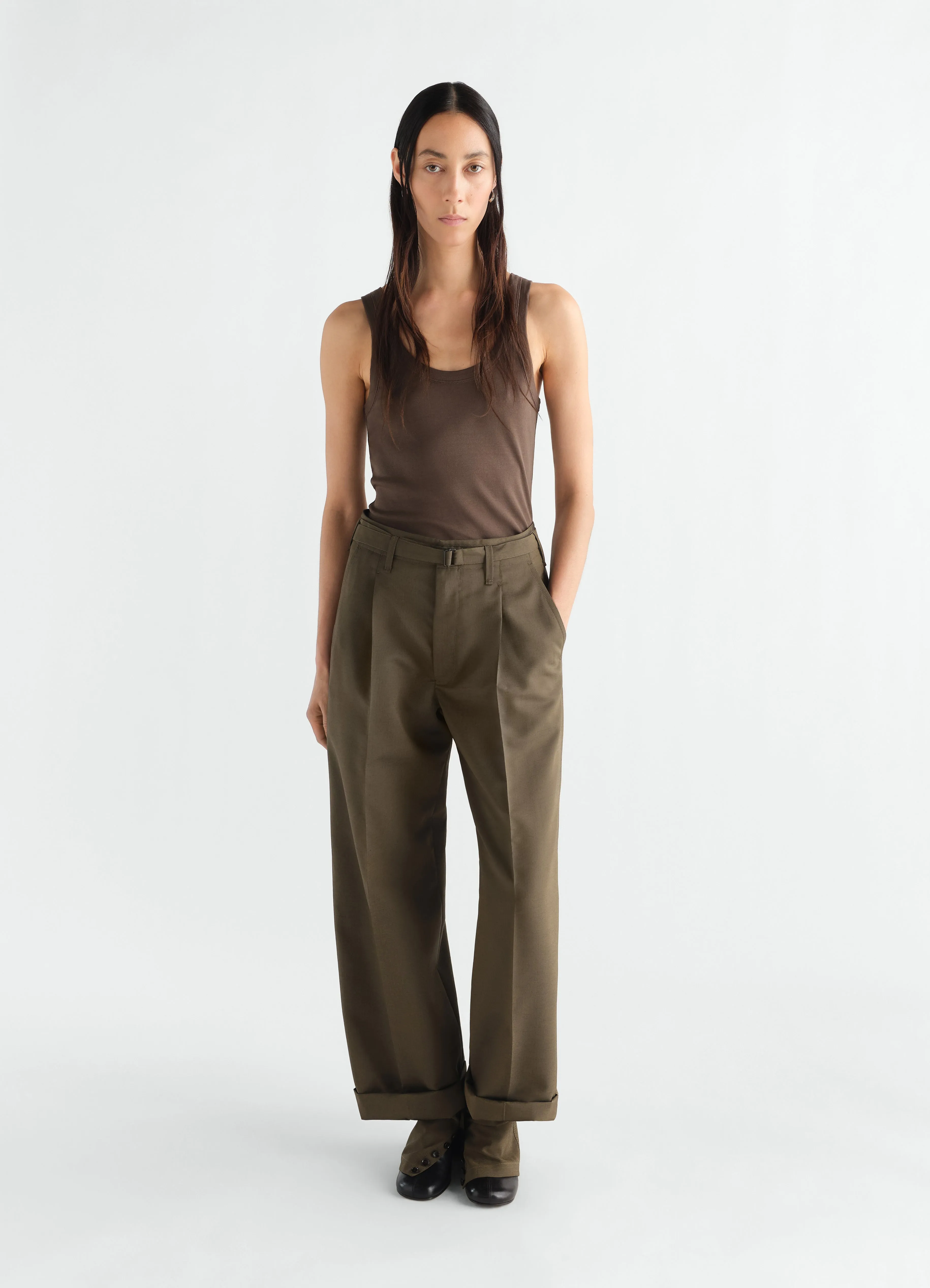 RIB TANK TOP IN JERSEY sold by Lemaire product image thumbnail 2
