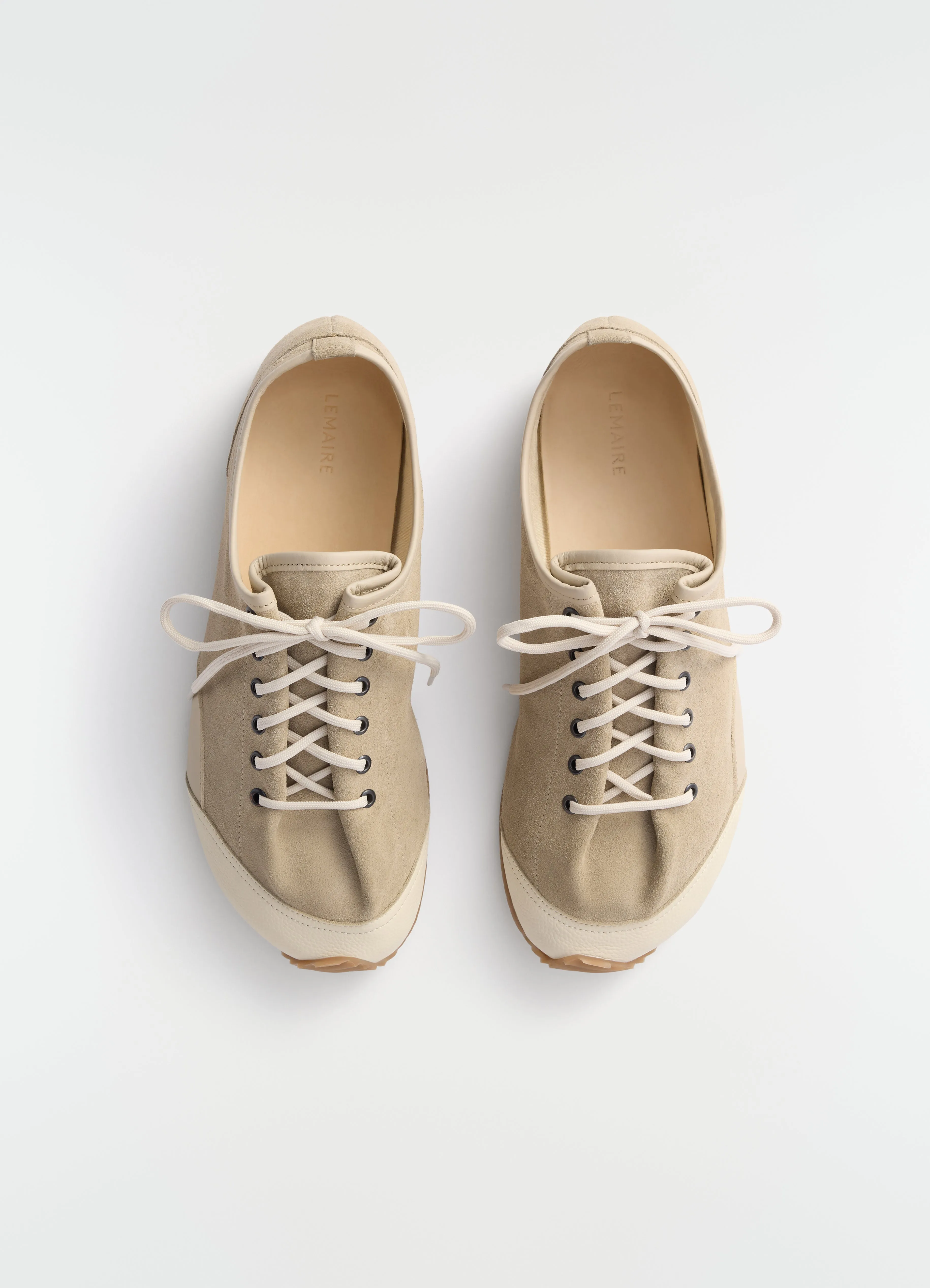 GUMMY GRIPS SNEAKERS IN MIXED LEATHERS sold by Lemaire product image thumbnail 5