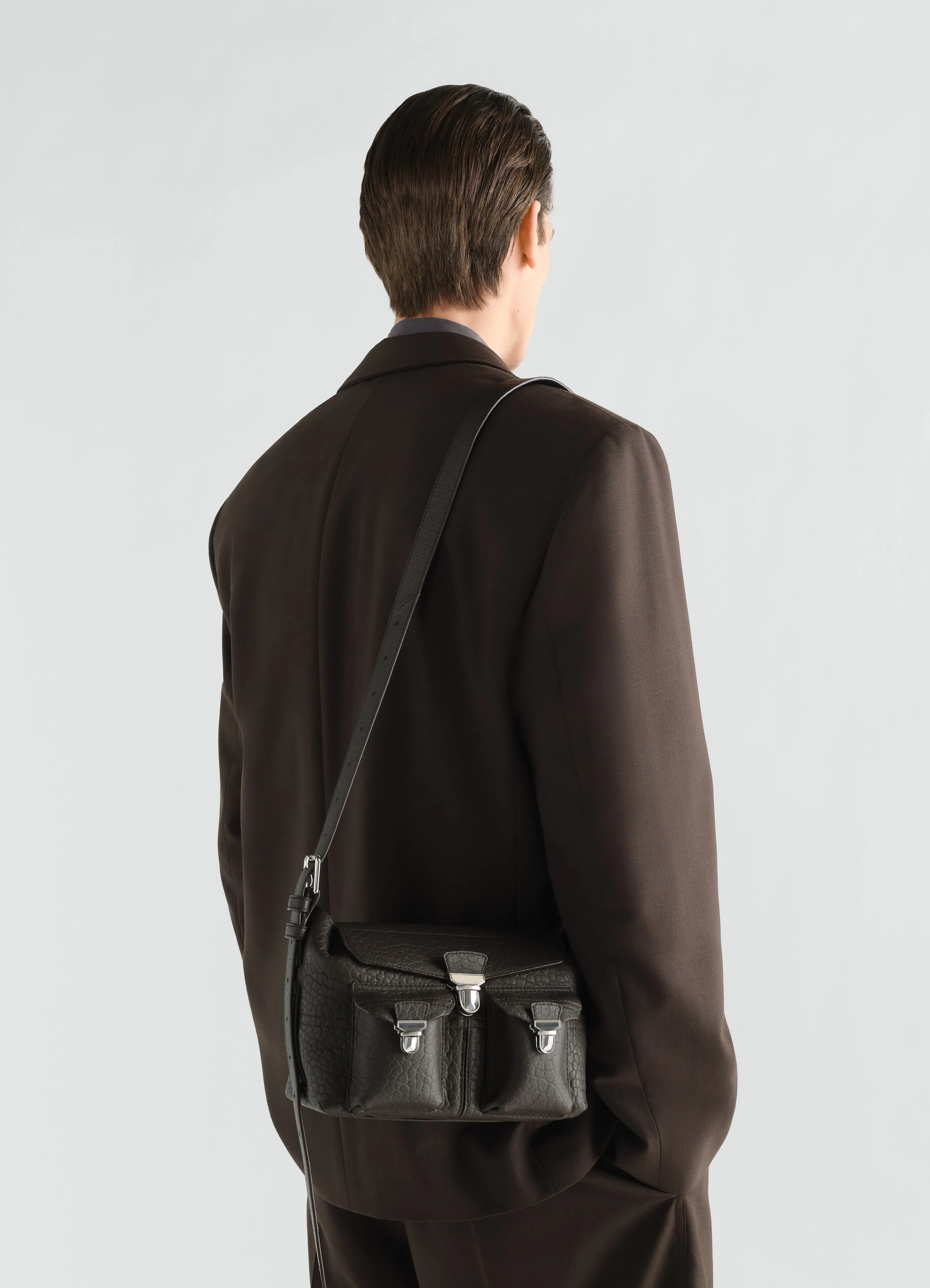 MINI SOFT GEAR BAG IN BUBBLE LAMBSKIN sold by Lemaire product image thumbnail 3