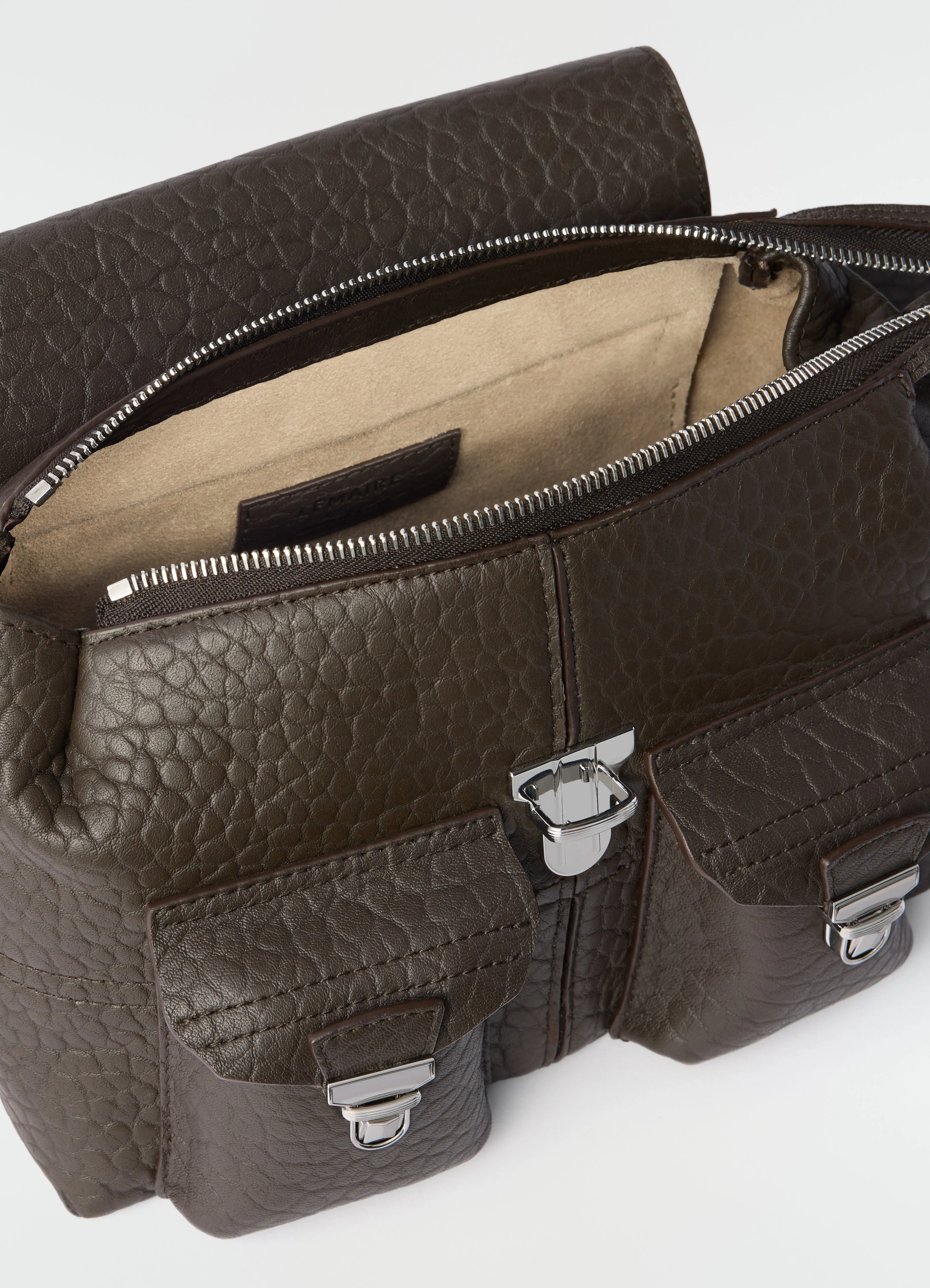 MINI SOFT GEAR BAG IN BUBBLE LAMBSKIN sold by Lemaire product image thumbnail 5