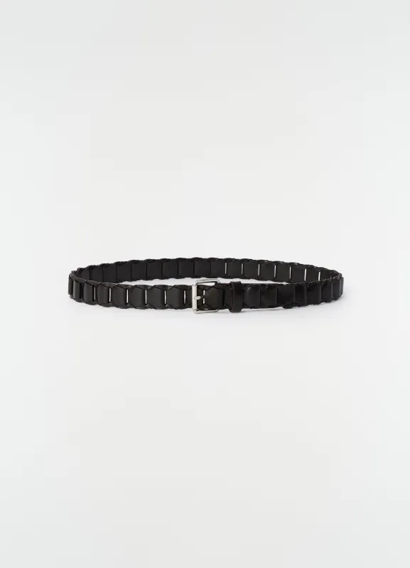 LINK BELT IN VEGETABLE-TANNED LEATHER made by Lemaire
