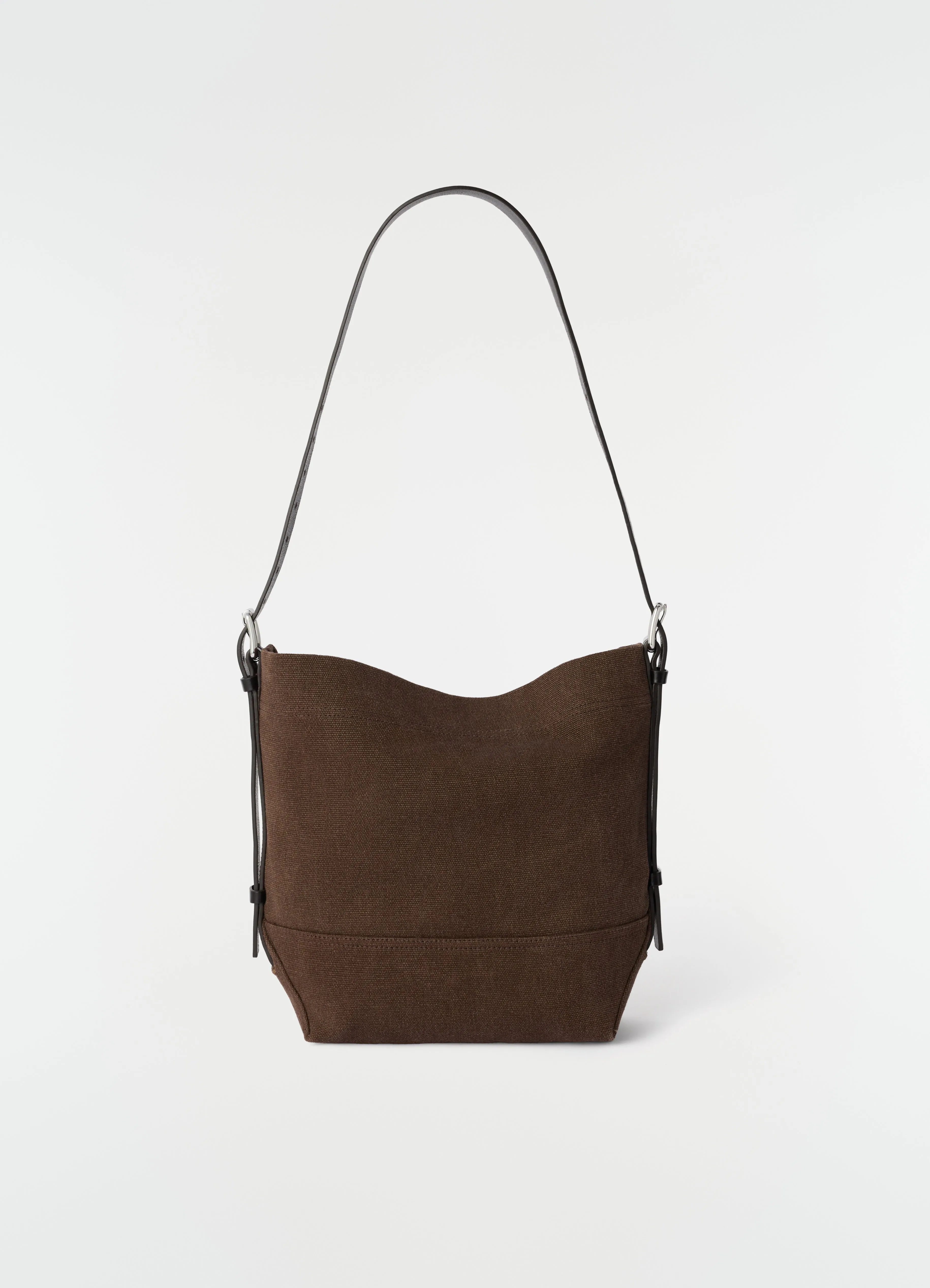 SMALL BELTED TOTE BAG IN HEAVY ECO COTTON CANVAS sold by Lemaire