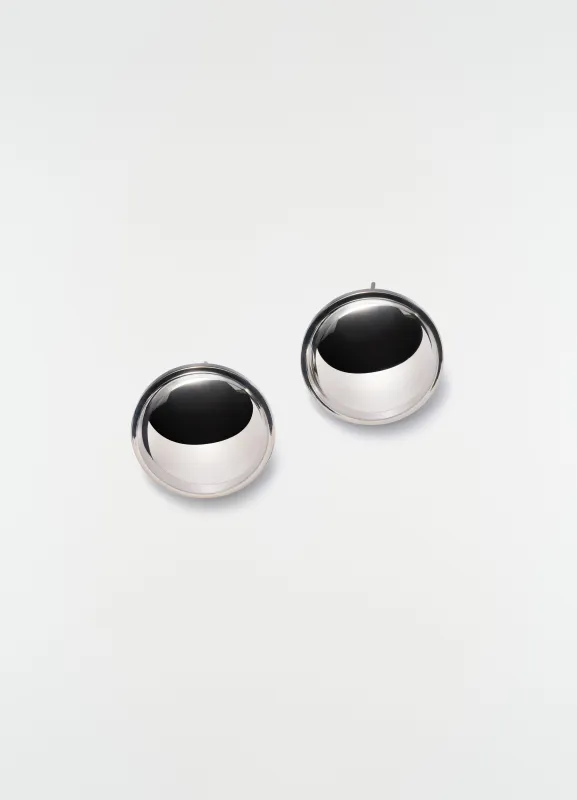 WITCH MIRROR EARRINGS IN BRASS made by Lemaire