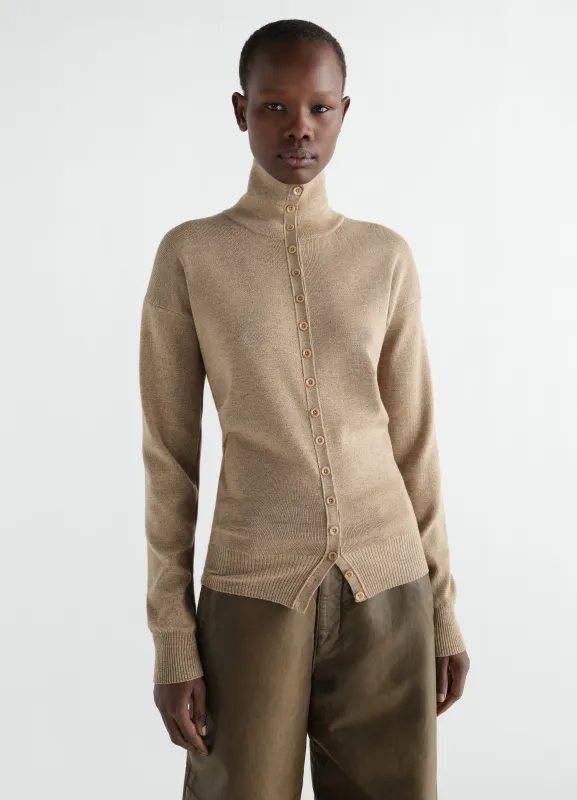 BUTTONED TOP IN FINE WOOL made by Lemaire