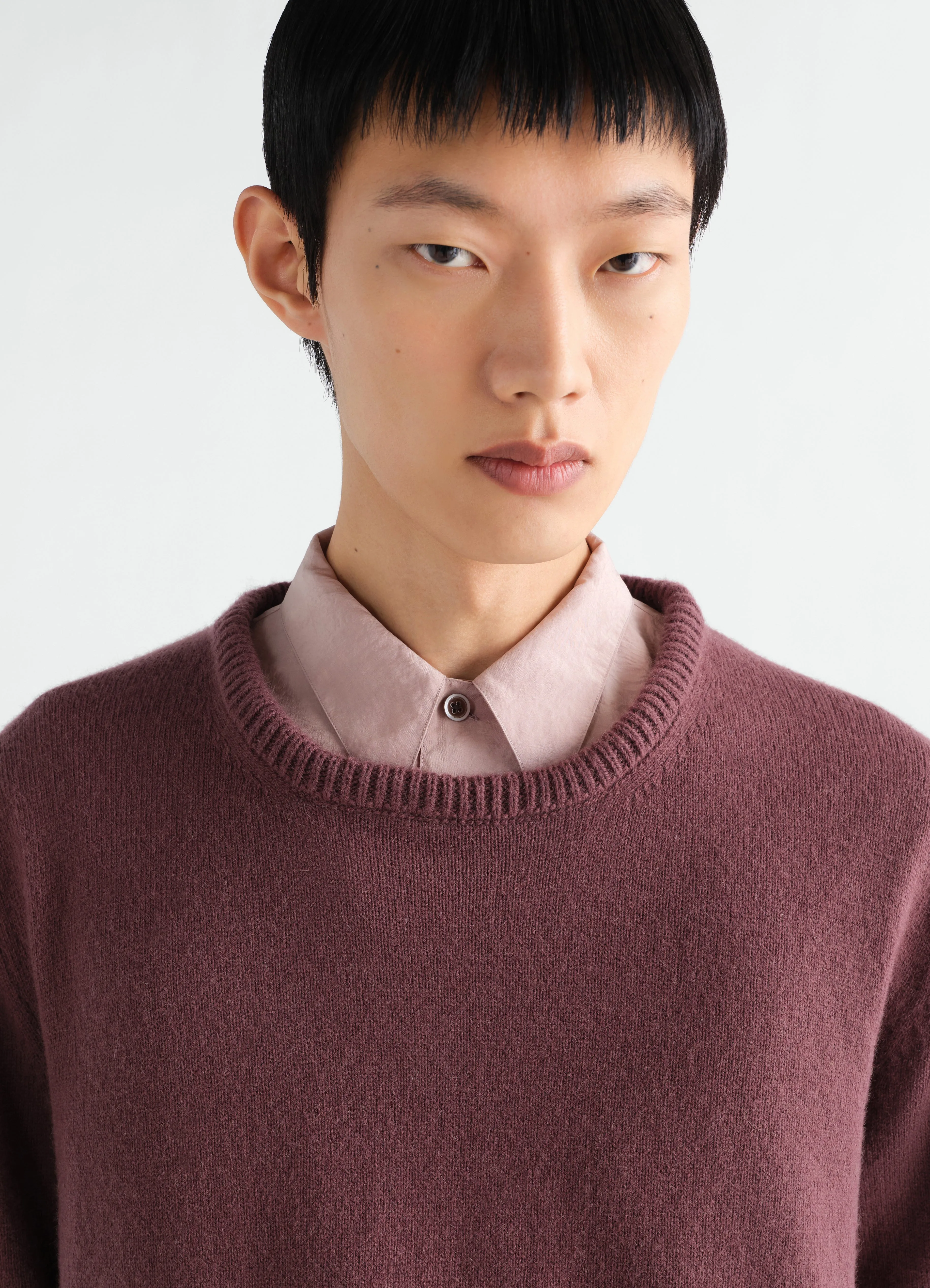 CREW-NECK SWEATER IN ALPACA WOOL BLEND sold by Lemaire product image thumbnail 4