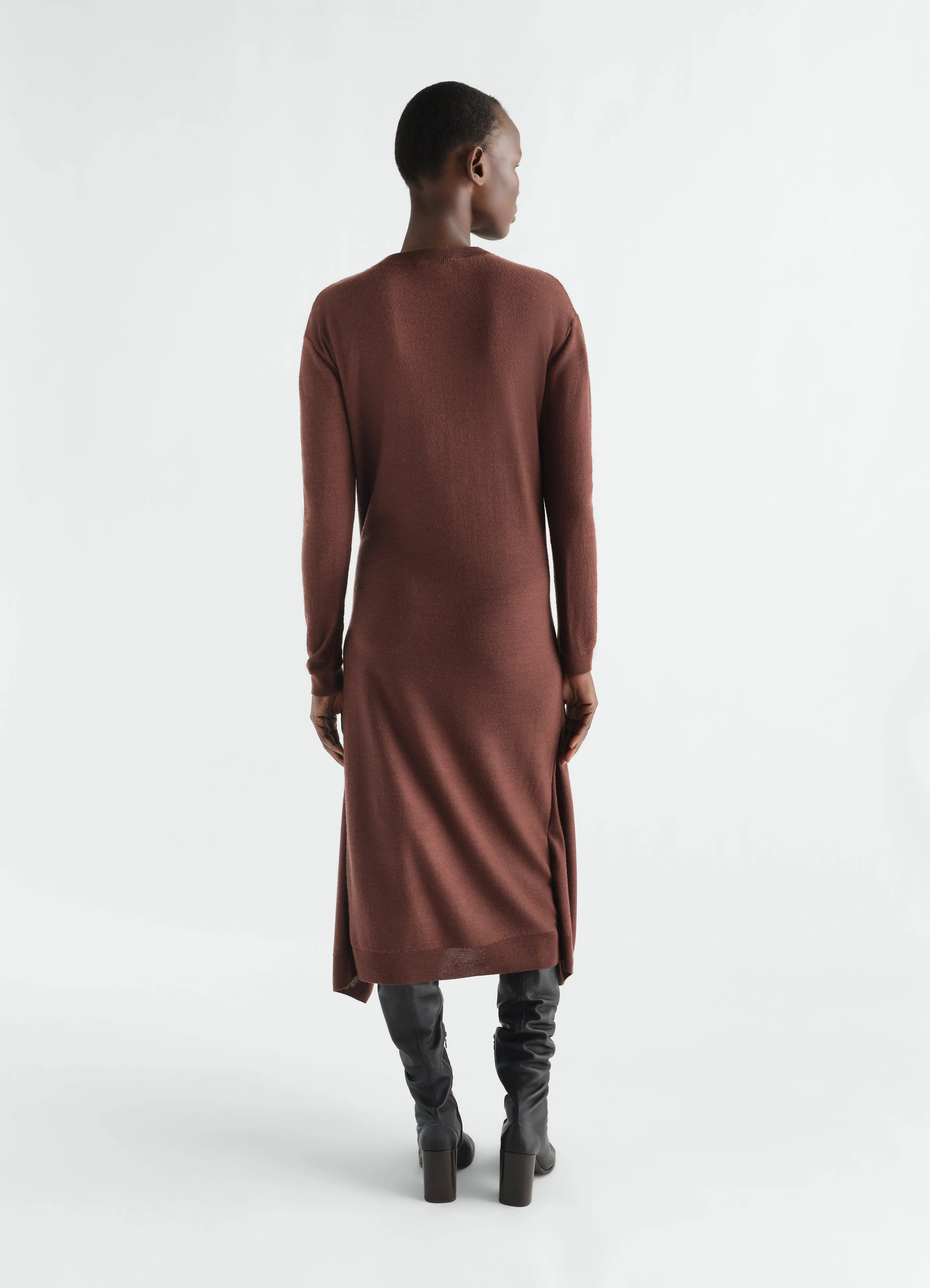 BUTTONED DRESS IN MERINO WOOL BLEND sold by Lemaire product image thumbnail 5