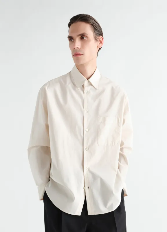 REGULAR SHIRT IN WASHED COTTON SILK made by Lemaire