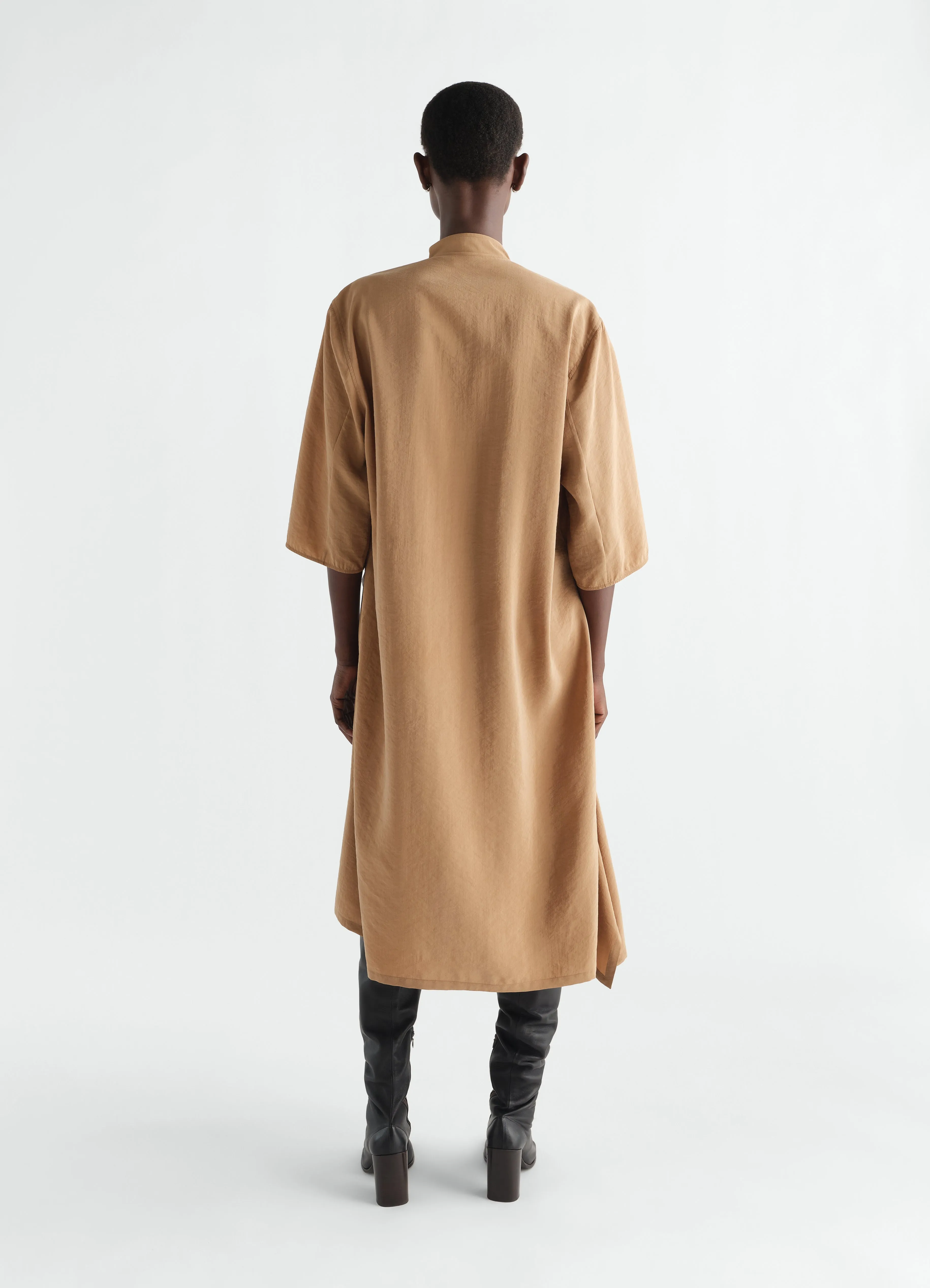 SOFT-COLLAR DRESS IN DRY SILK sold by Lemaire product image thumbnail 5