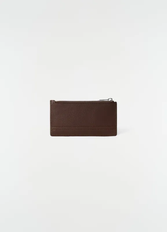 GEAR CARD HOLDER AND COIN PURSE IN LEATHER made by Lemaire