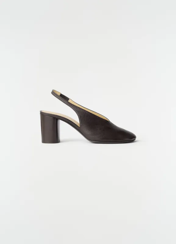 80 MM GLOVE SLINGBACK PUMPS IN SHADED LAMBSKIN made by Lemaire