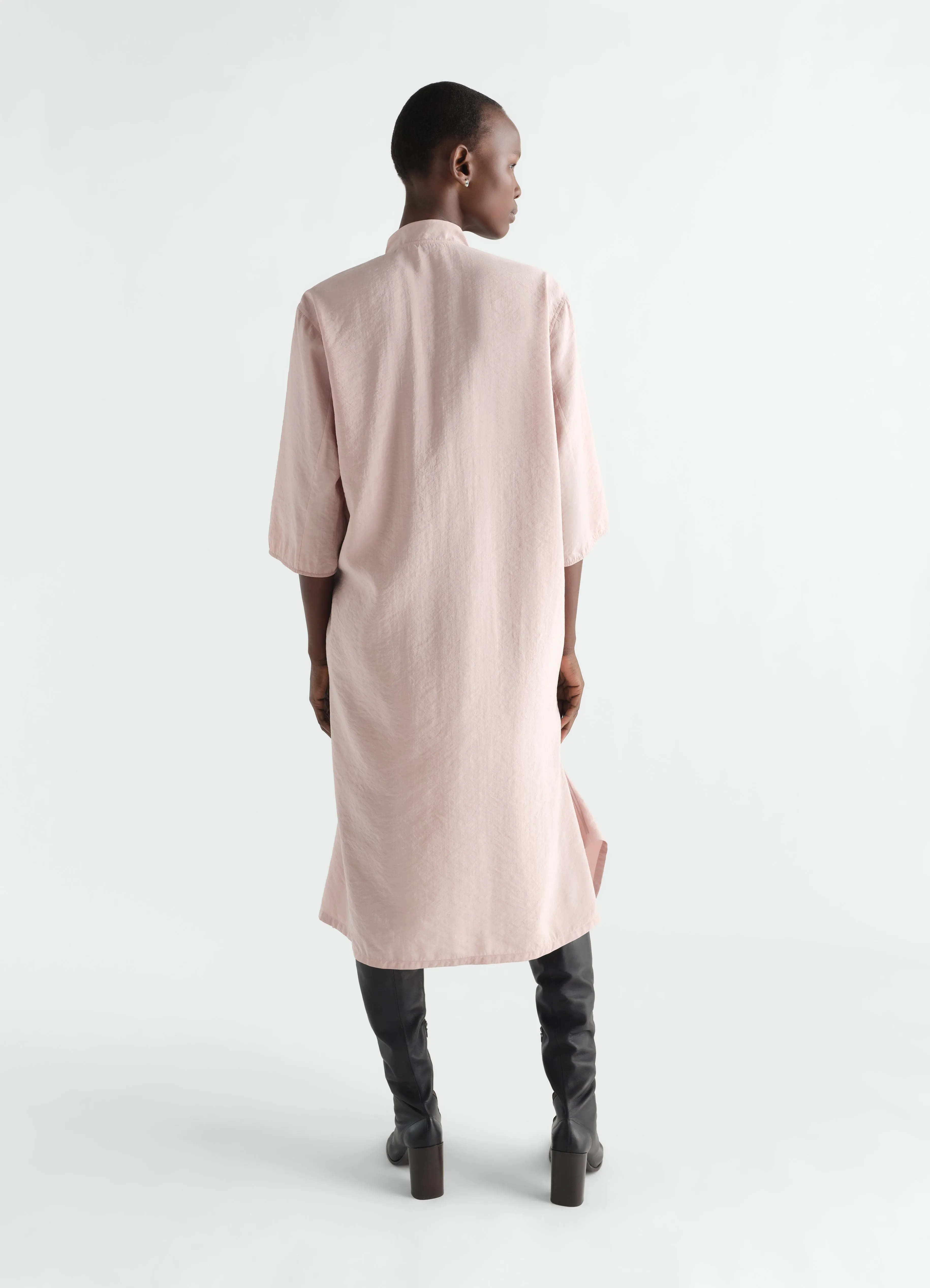 SOFT-COLLAR DRESS IN DRY SILK sold by Lemaire product image thumbnail 5